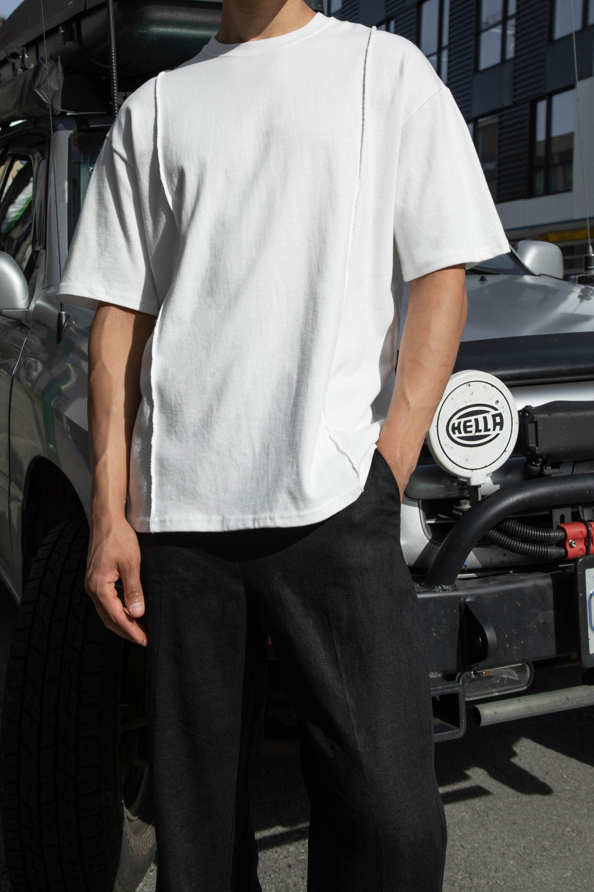 ROUND NECK OVERSIZED TEE by OAK + FORT