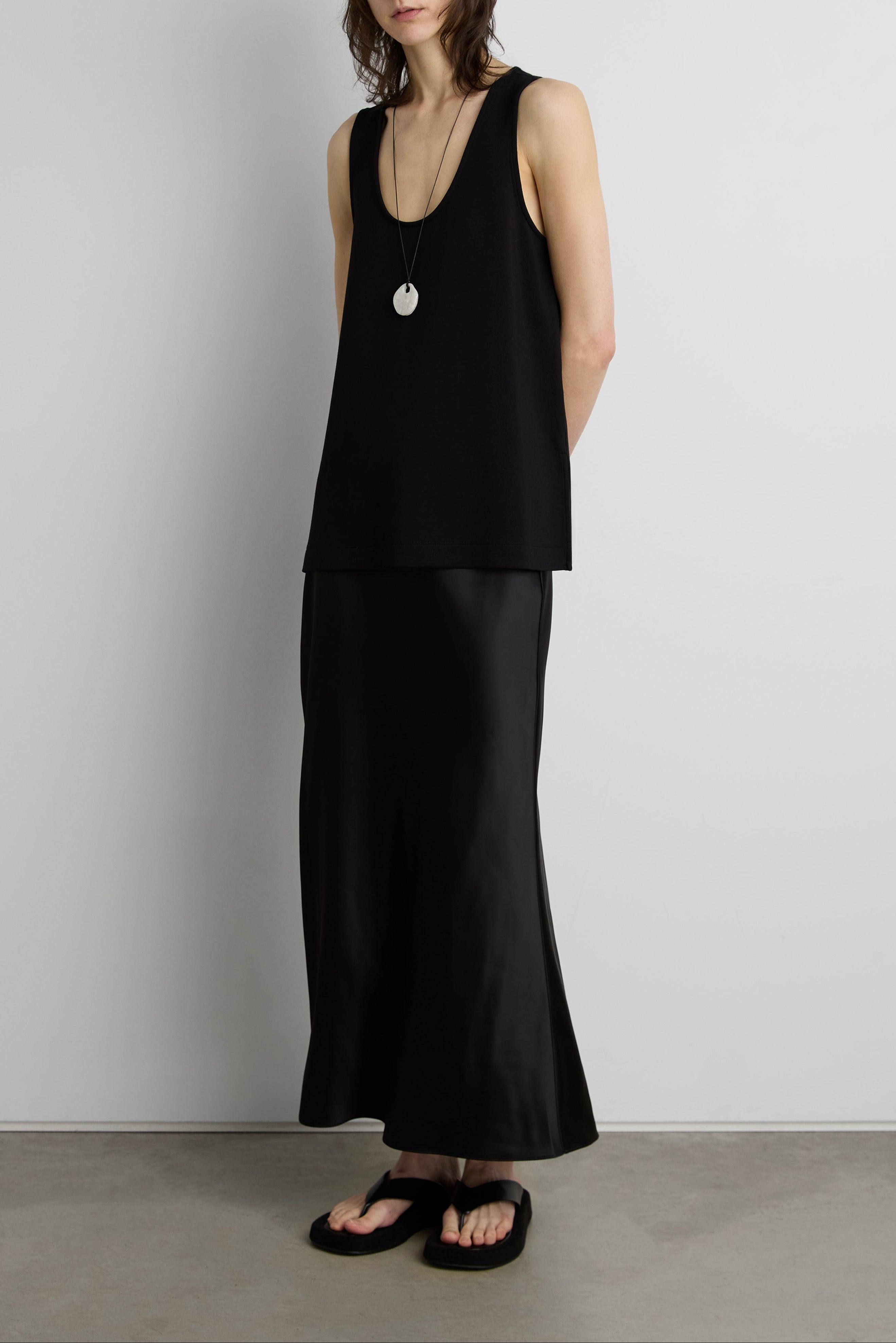 SATIN MAXI SKIRT by OAK + FORT