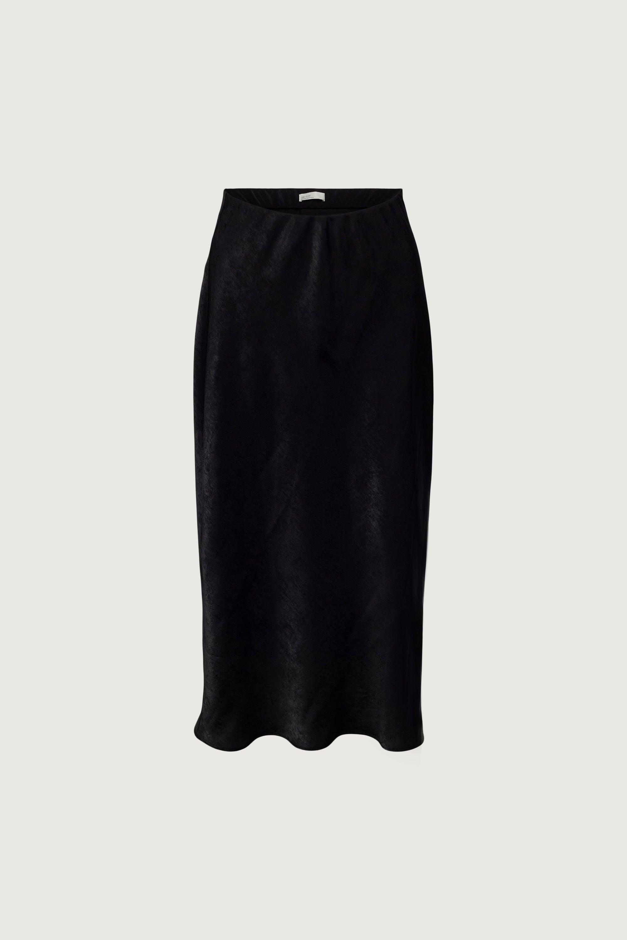 SATIN MIDI SLIP SKIRT by OAK + FORT
