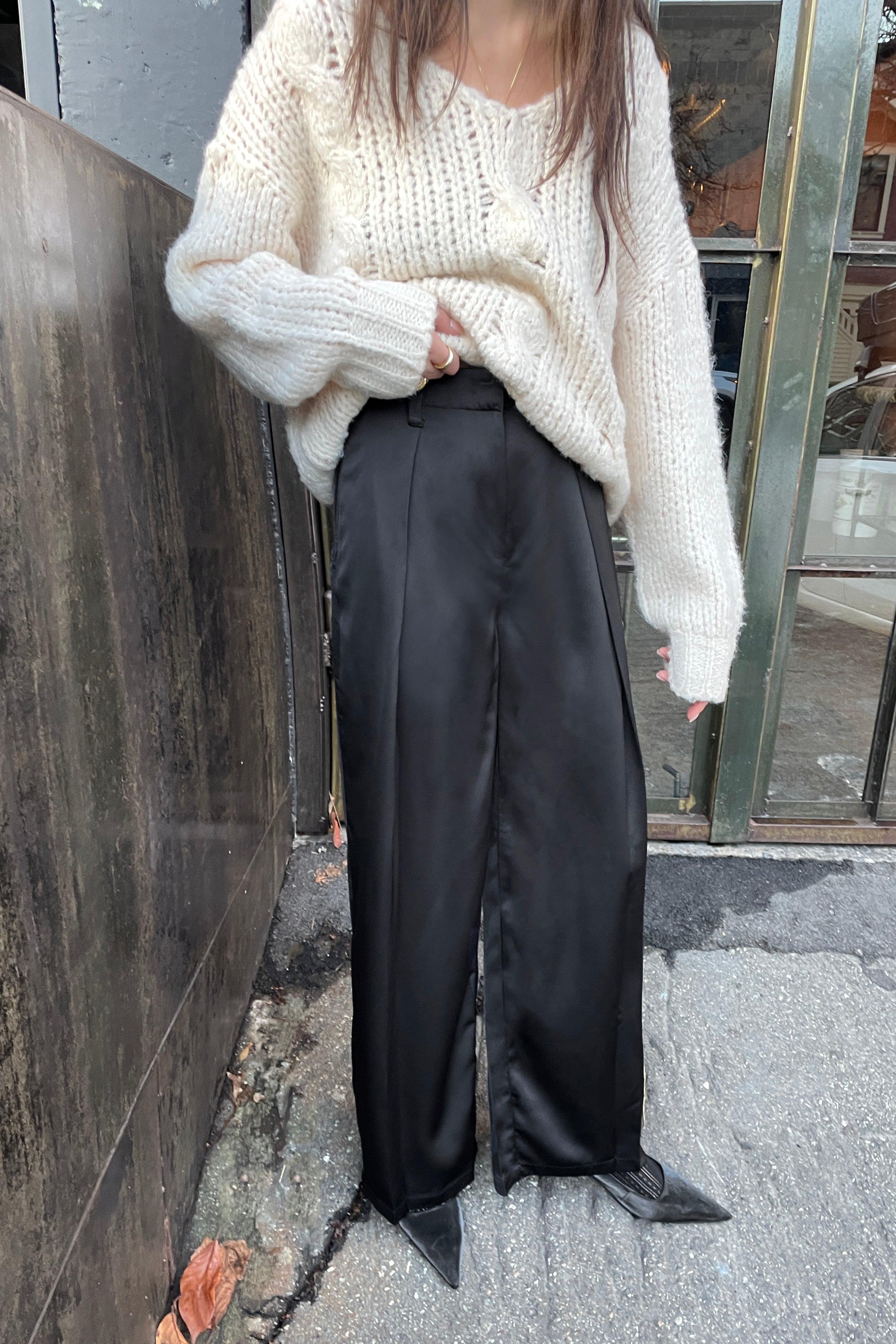 SATIN PANT by OAK + FORT