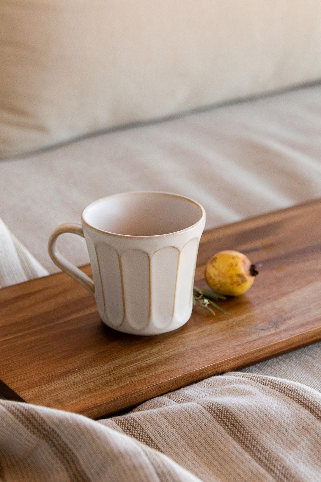 SCALLOPED MUG by OAK + FORT