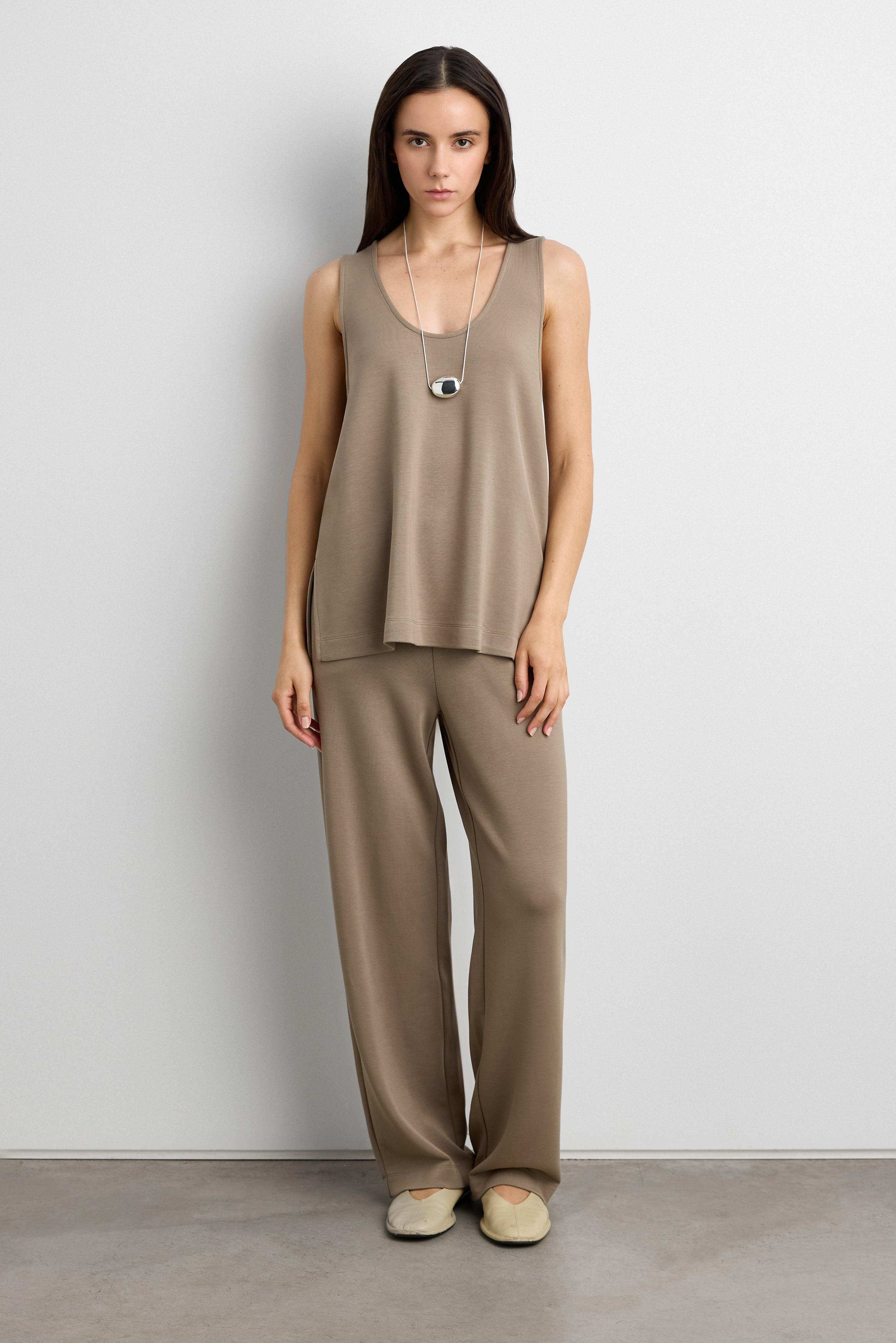 SCUBA SCOOP NECK RELAXED FIT TANK TOP by OAK + FORT