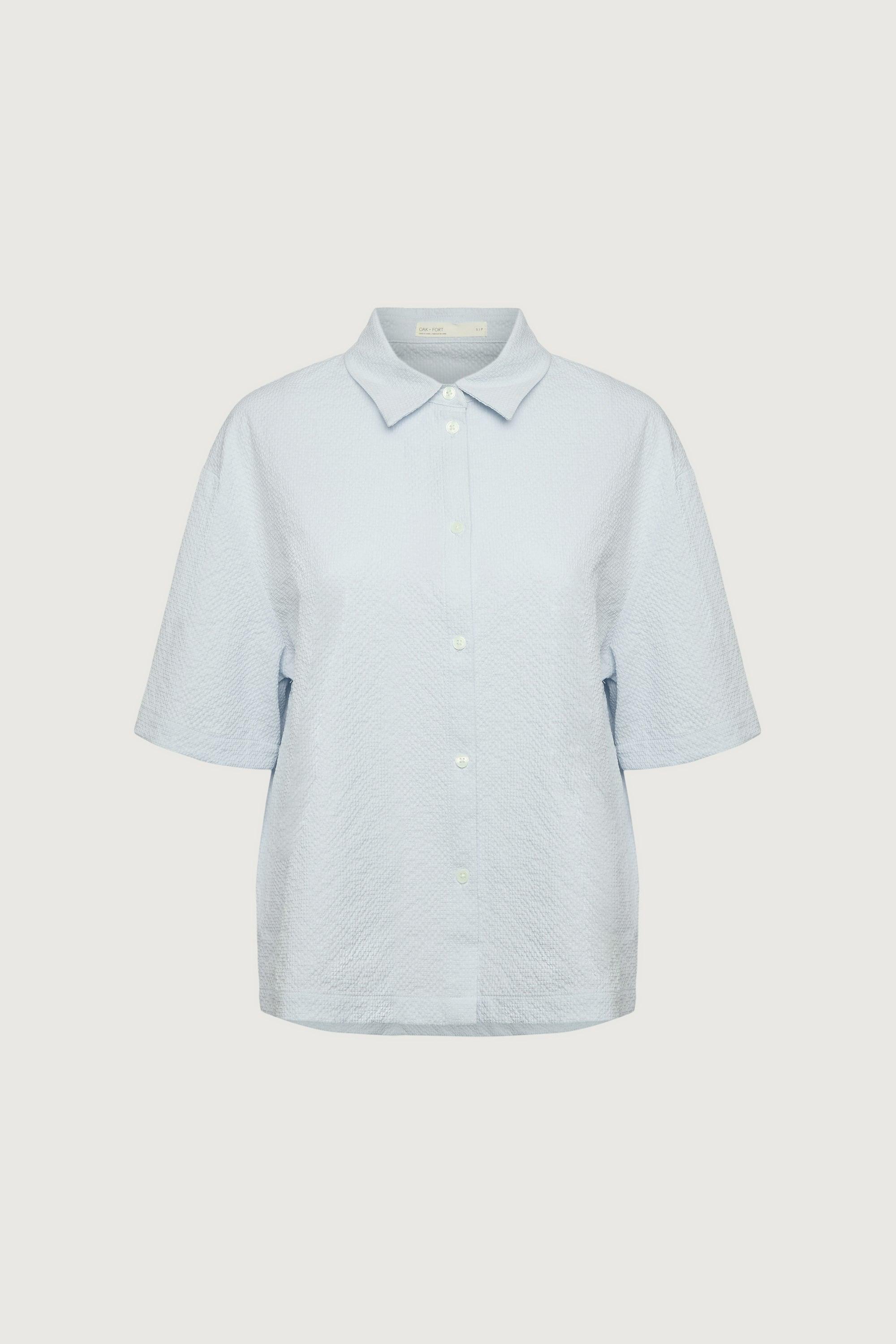 SEERSUCKER SHORT SLEEVE SHIRT by OAK + FORT
