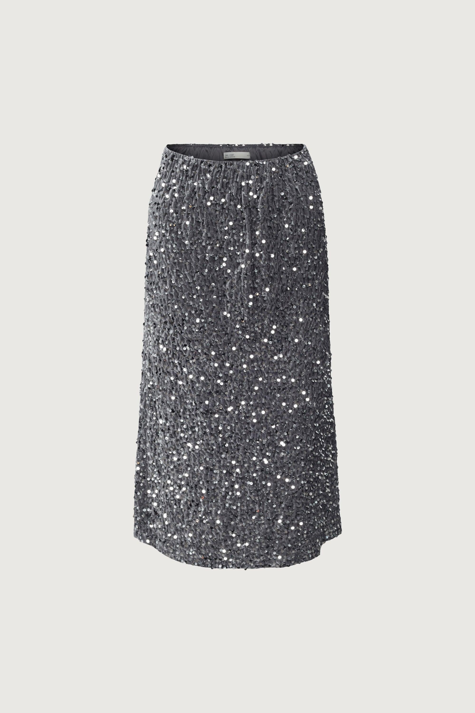 SEQUIN MIDI SKIRT by OAK + FORT