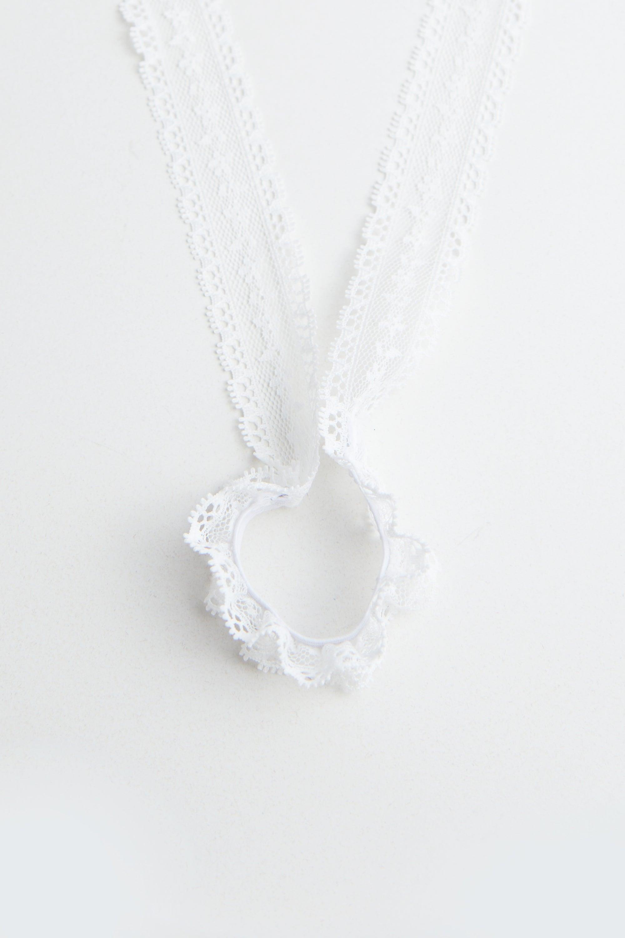 SET OF TWO LACE HAIR RIBBONS by OAK + FORT