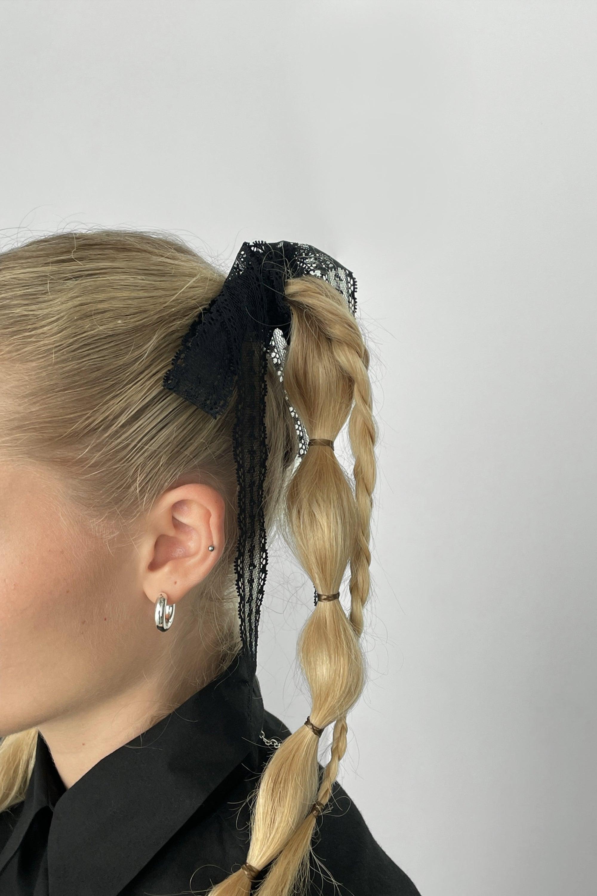 SET OF TWO LACE HAIR RIBBONS by OAK + FORT