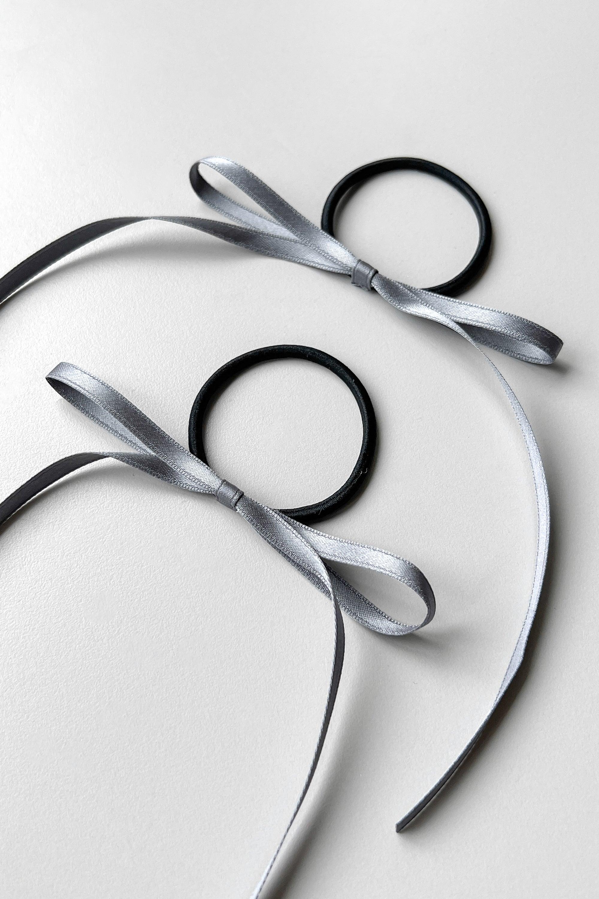 SET OF TWO LONG BOW HAIR TIES by OAK + FORT