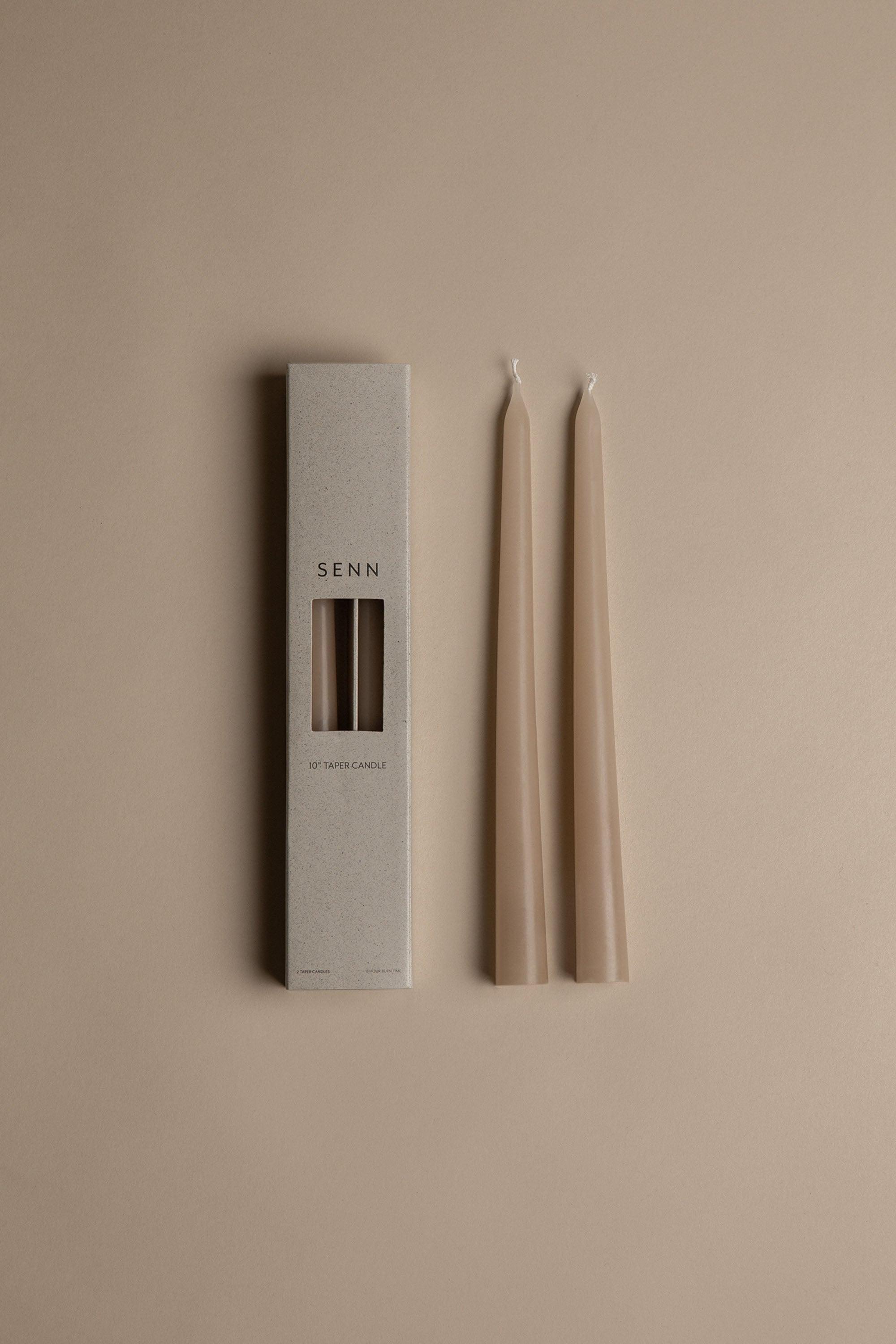 SET OF TWO TAPER CANDLES by OAK + FORT