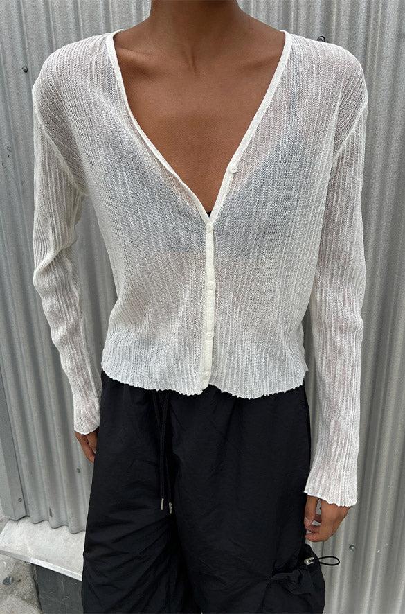 SHEER CARDIGAN by OAK + FORT