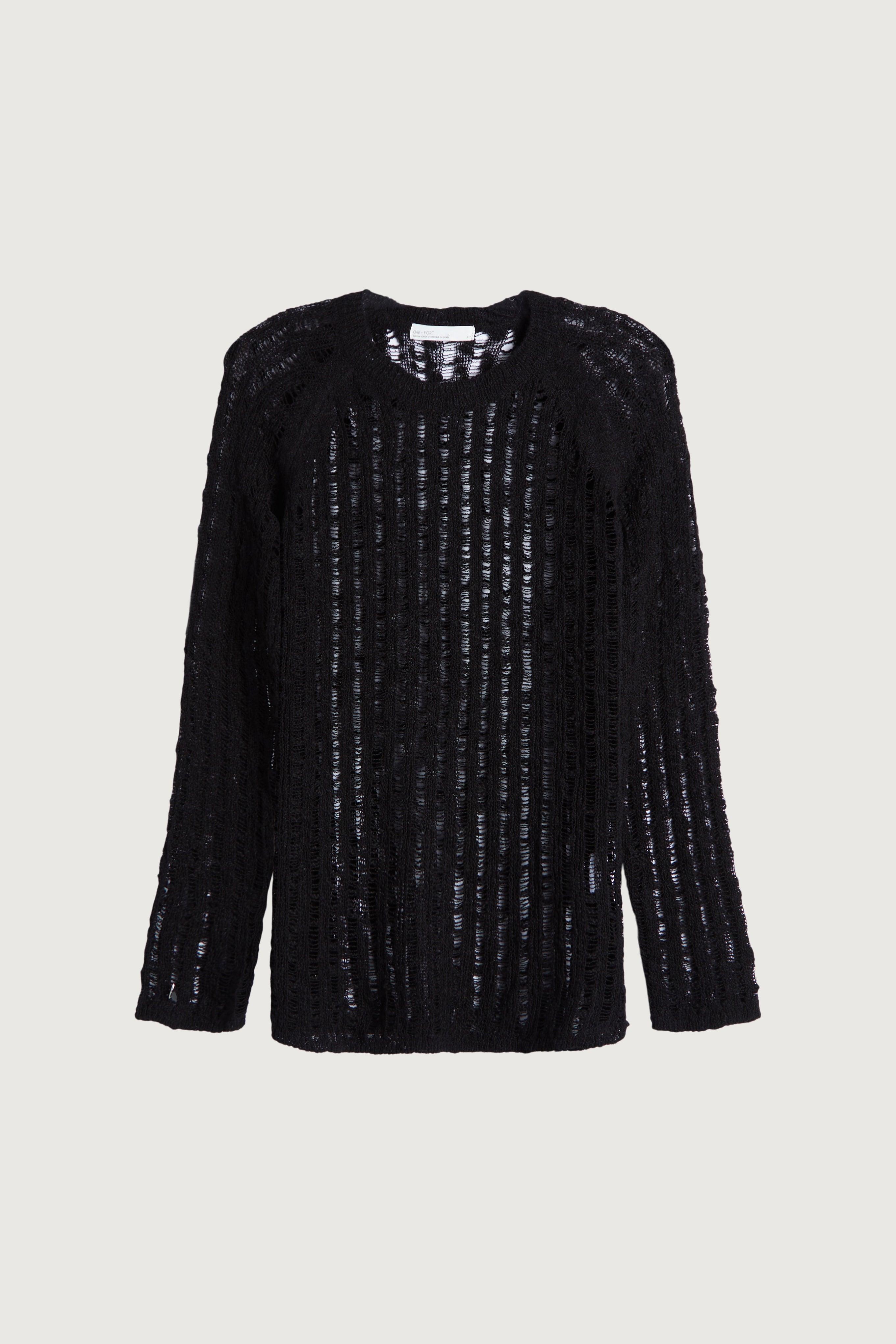 SHEER KNIT SWEATER by OAK + FORT
