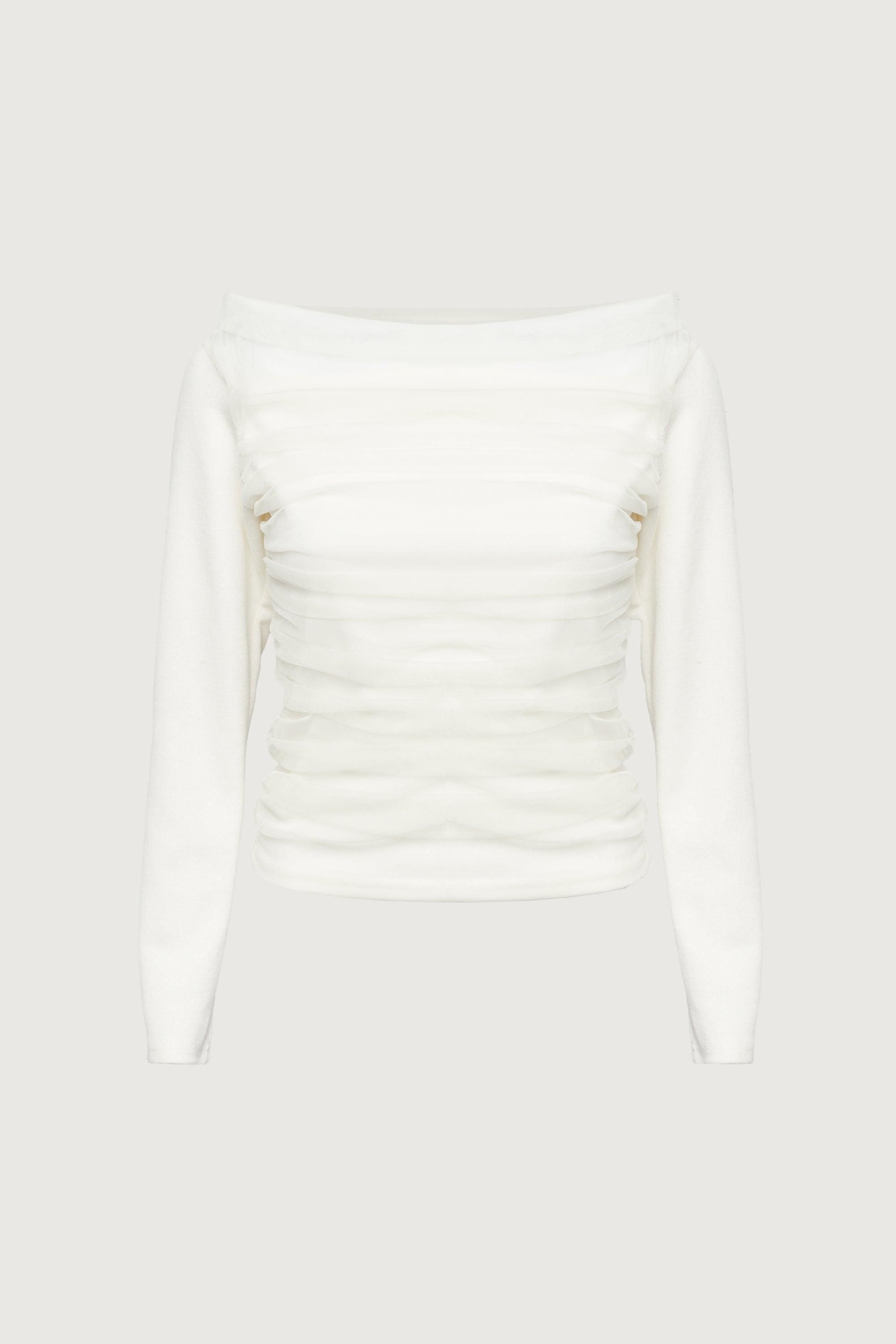SHEER LAYERED TOP by OAK + FORT