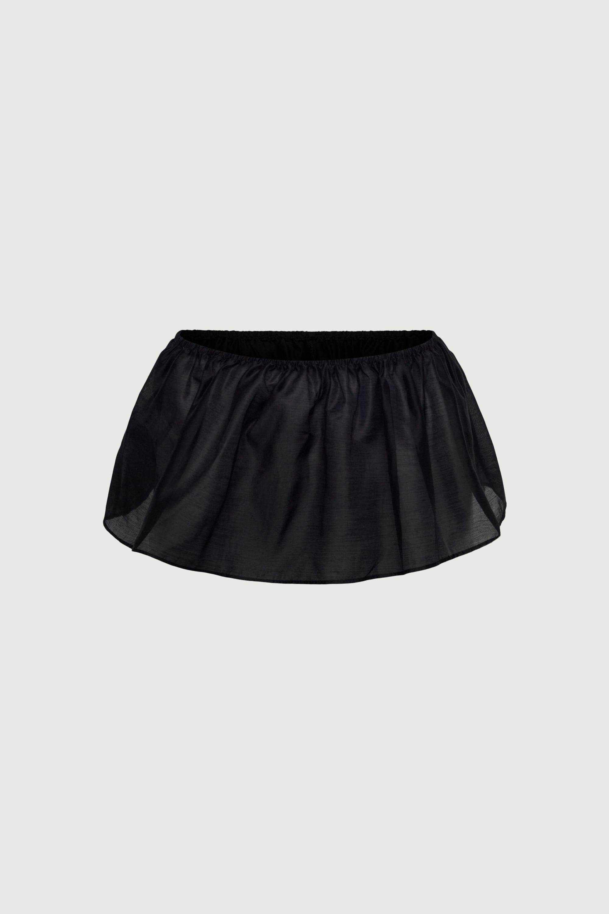 SHEER LAYERING MICRO SKIRT by OAK + FORT