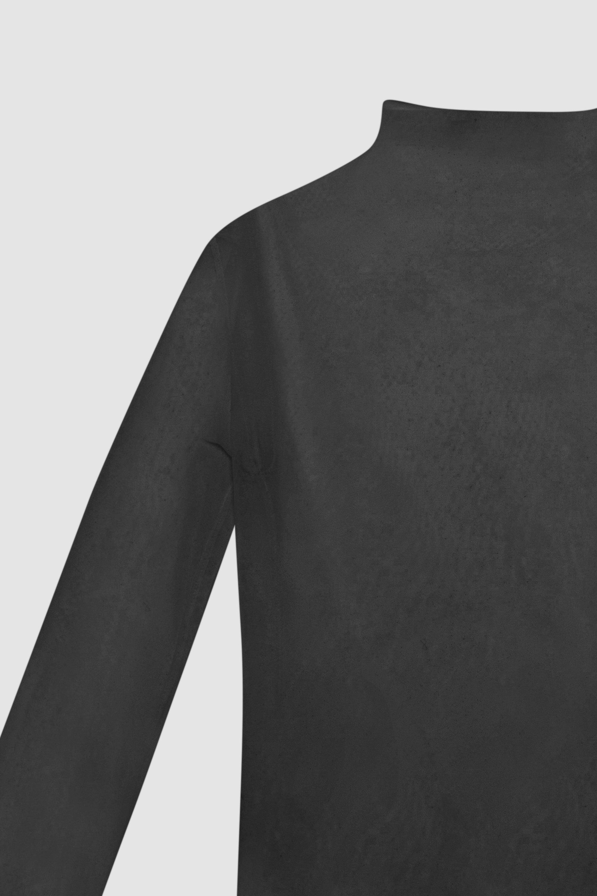 SHEER MOCKNECK TOP by OAK + FORT