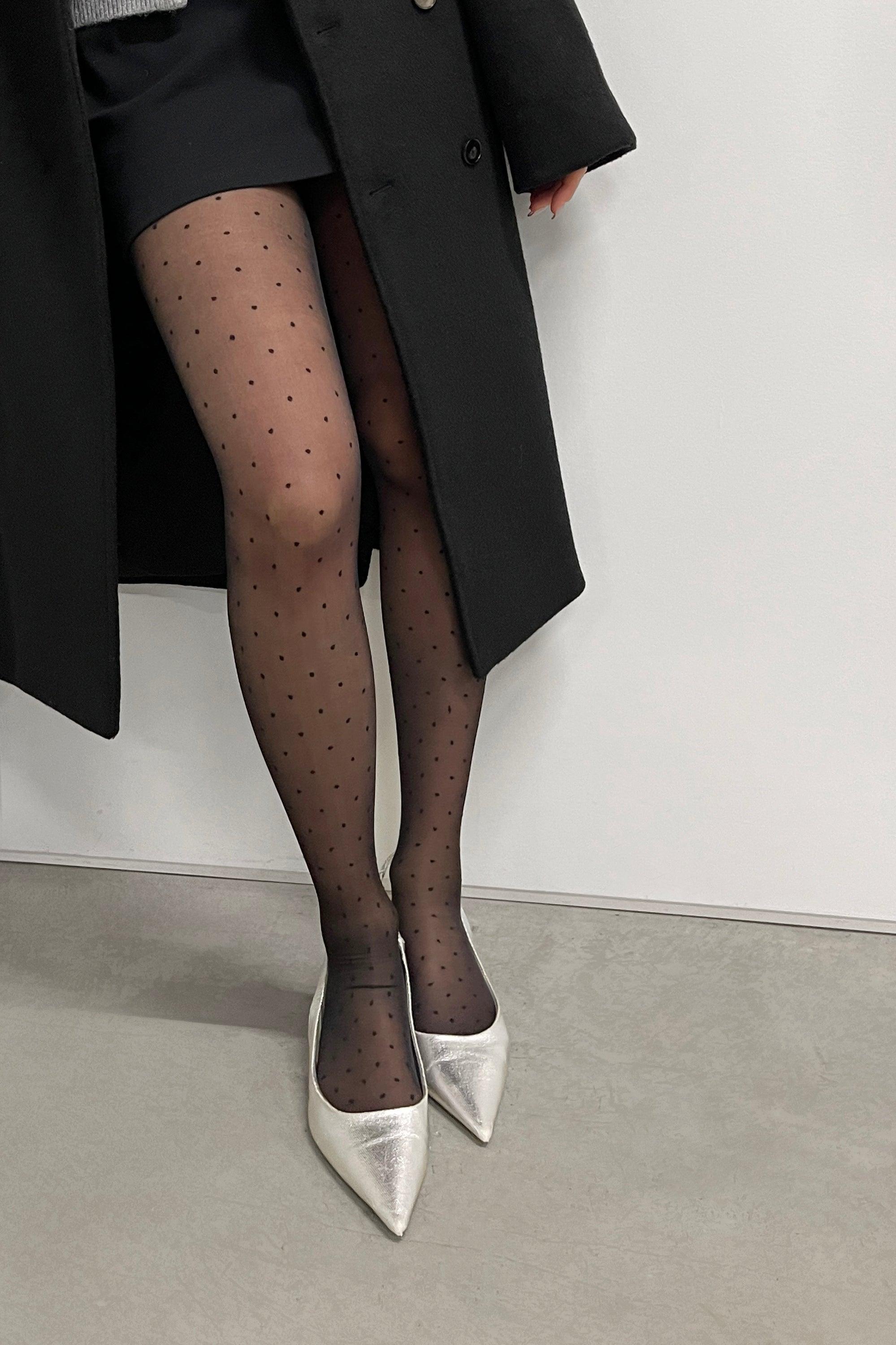 SHEER PATTERNED TIGHTS by OAK + FORT