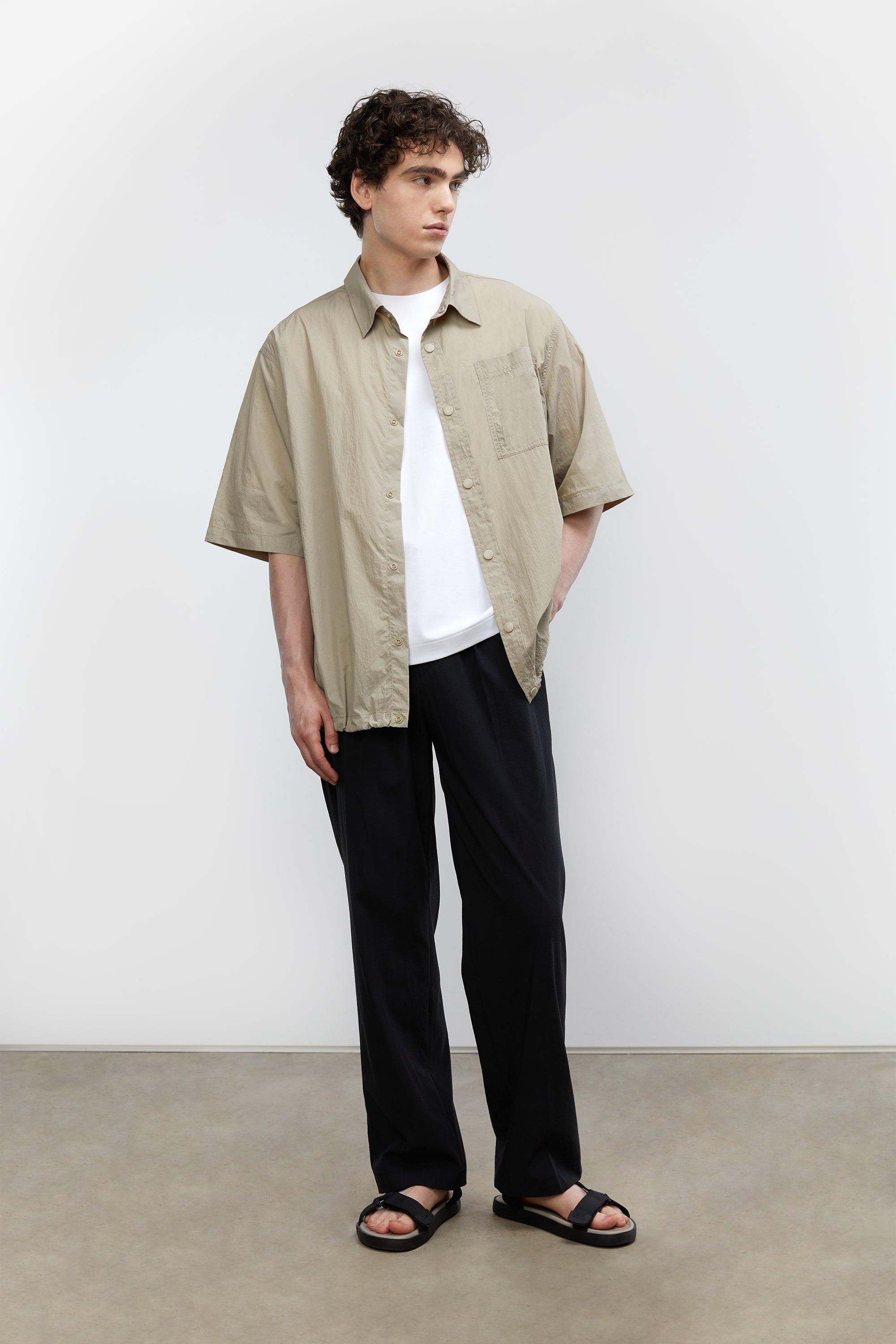 SHORT SLEEVE BUTTON UP by OAK + FORT