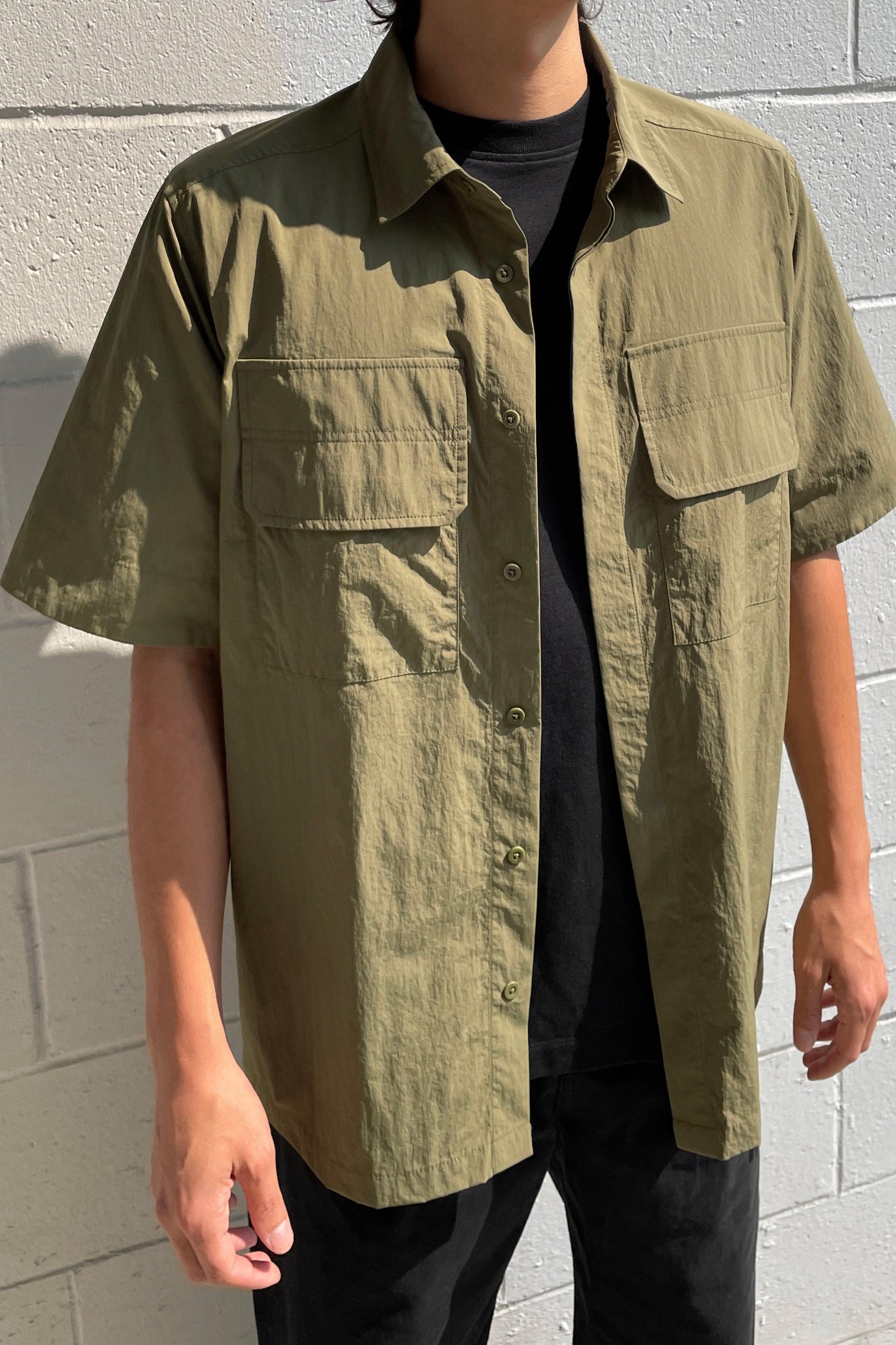 SHORT SLEEVE UTILITY SHIRT by OAK + FORT