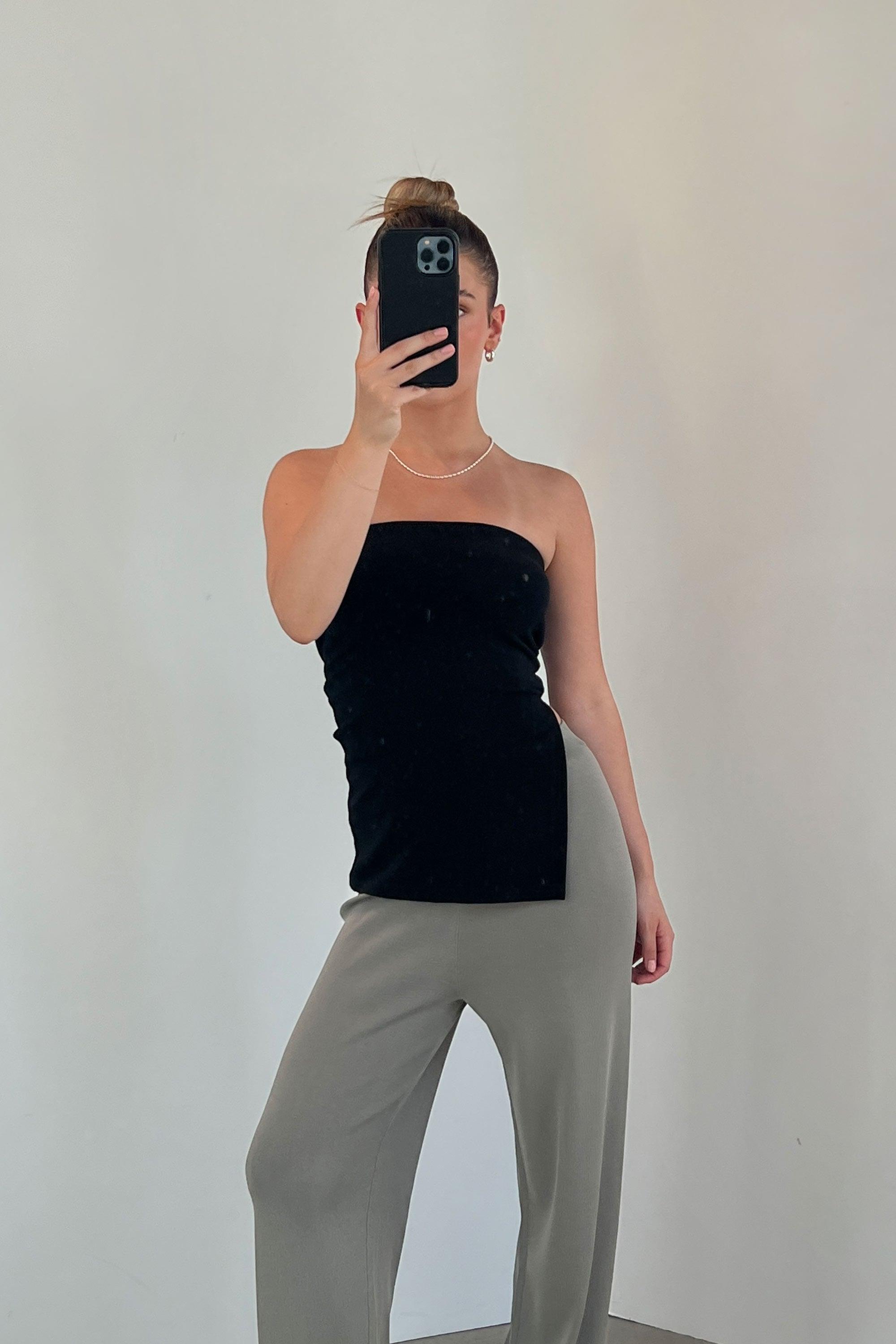 SIDE SLIT TUBE TOP by OAK + FORT
