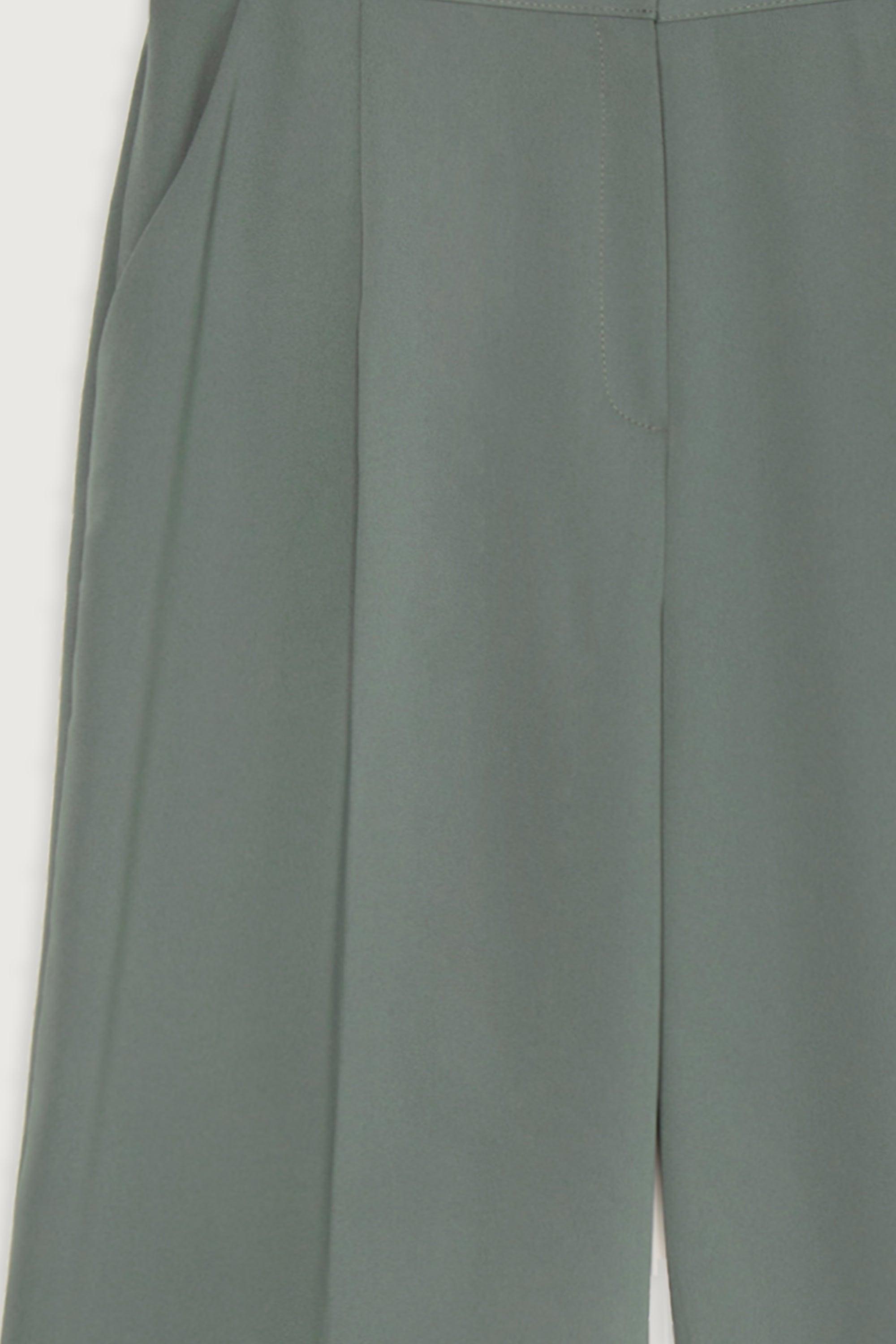 SINGLE PLEAT WIDE LEG PANT by OAK + FORT