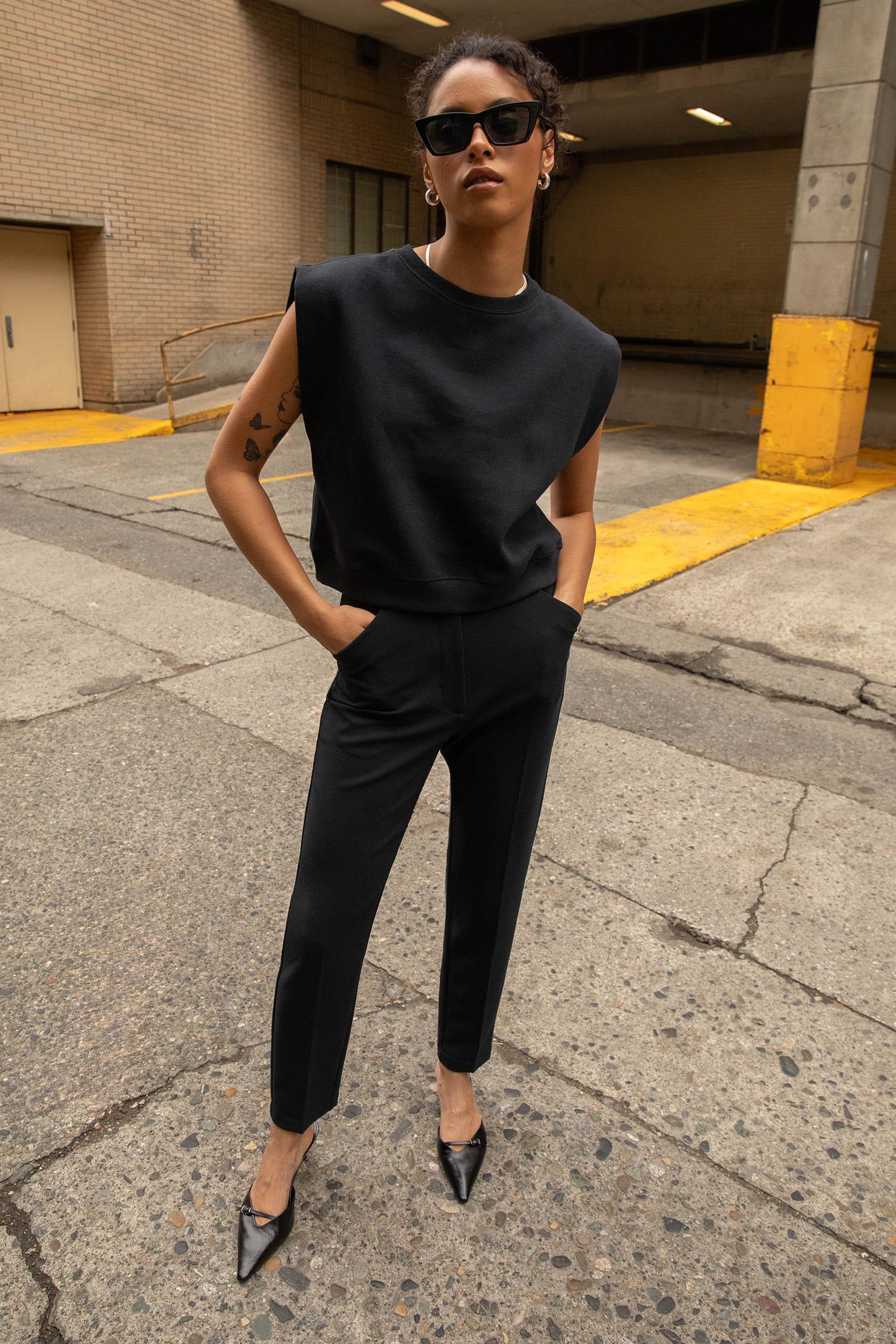 SLIM FIT TAPERED LEG TROUSER by OAK + FORT