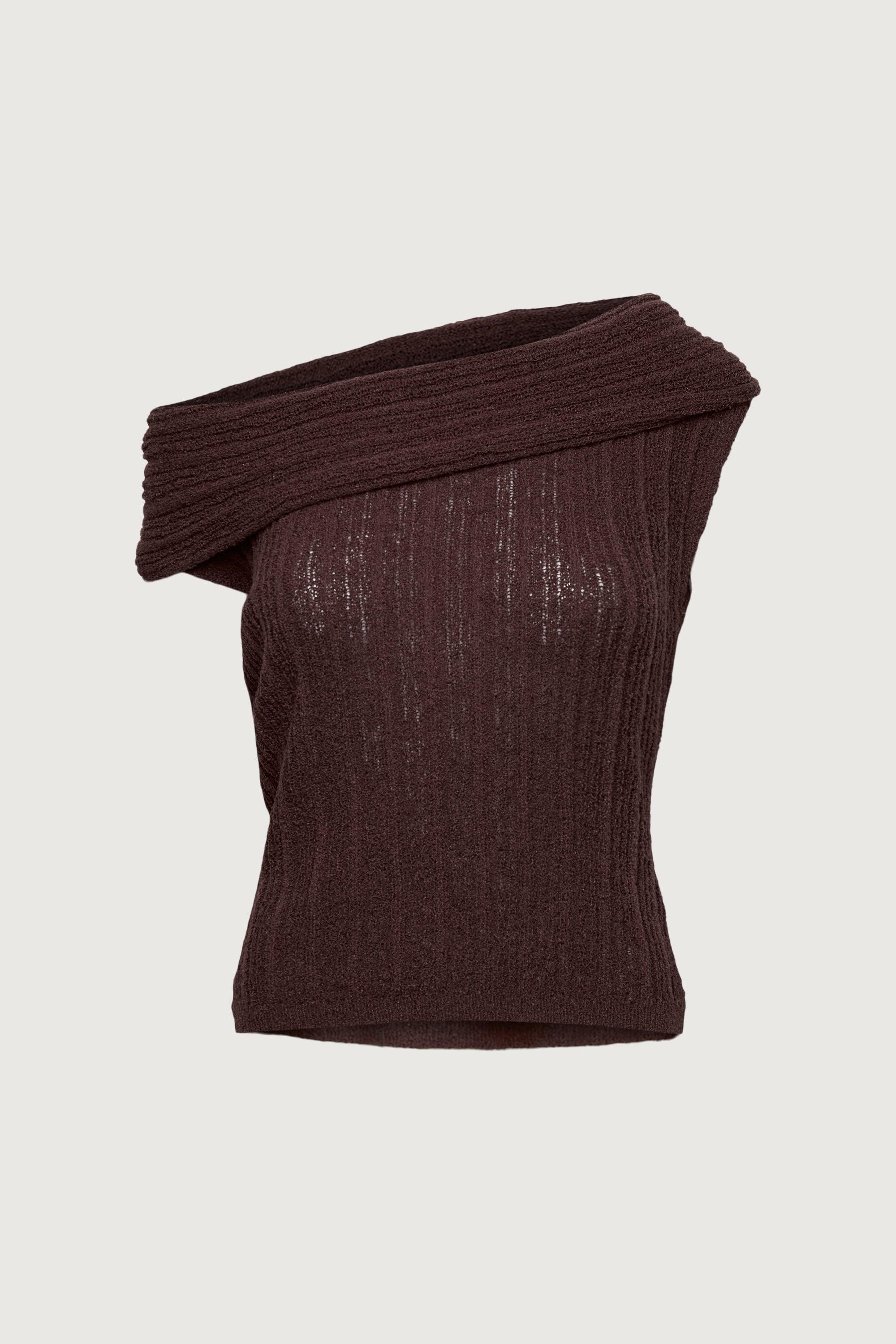 SLOUCHY OFF THE SHOULDER SHORT SLEEVE SWEATER by OAK + FORT