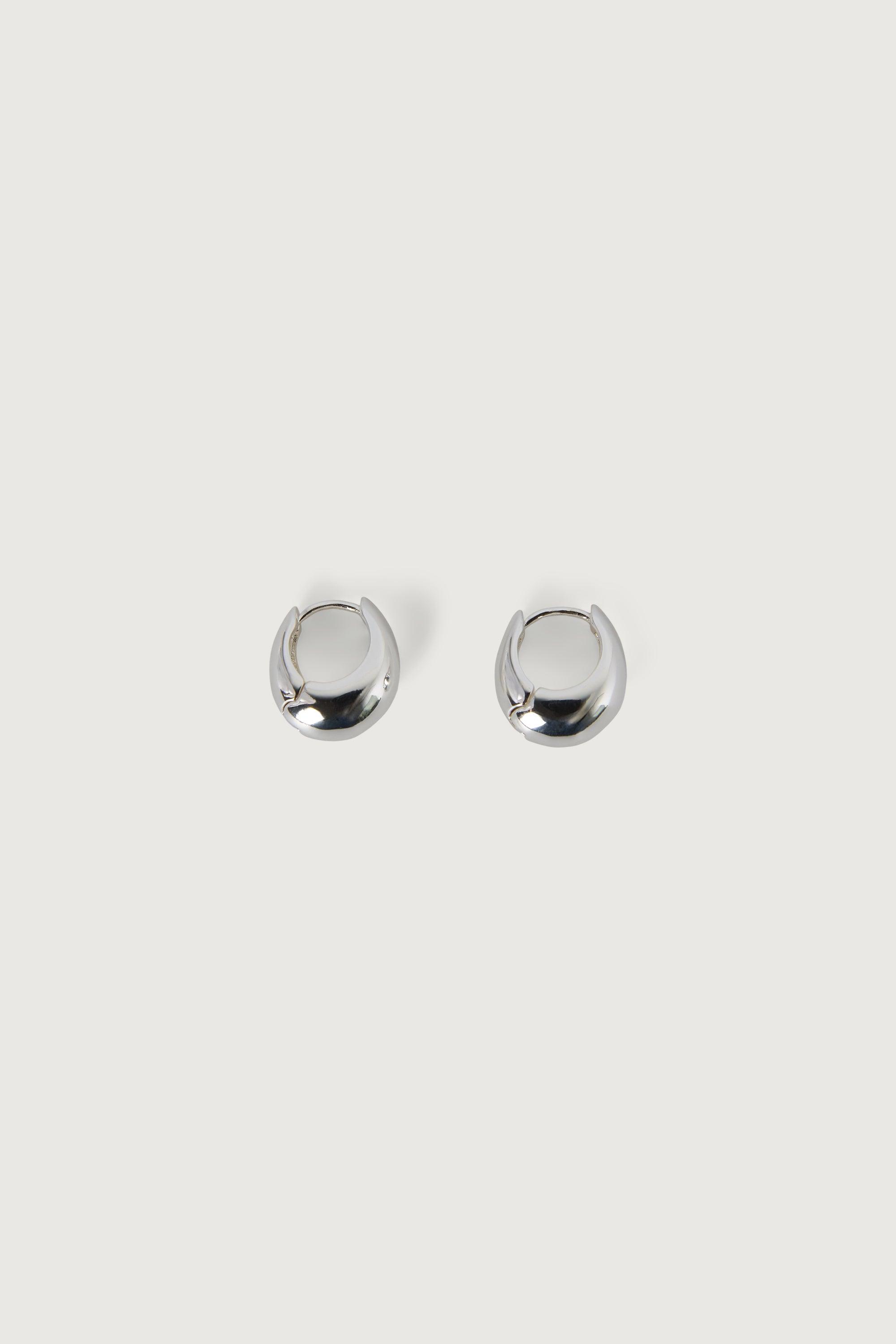 SMALL BUBBLE HUGGIE HOOP EARRINGS by OAK + FORT