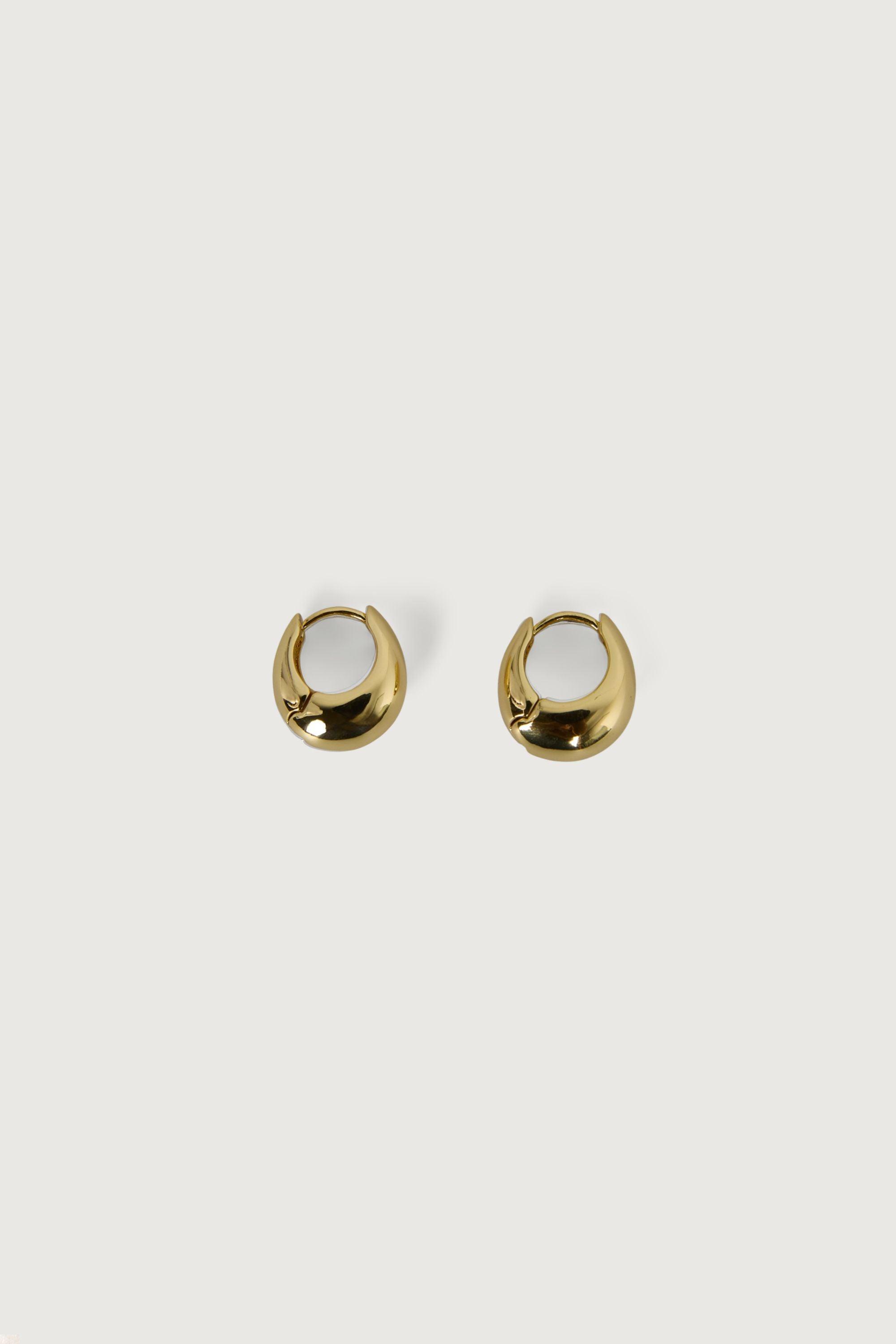 SMALL BUBBLE HUGGIE HOOP EARRINGS by OAK + FORT