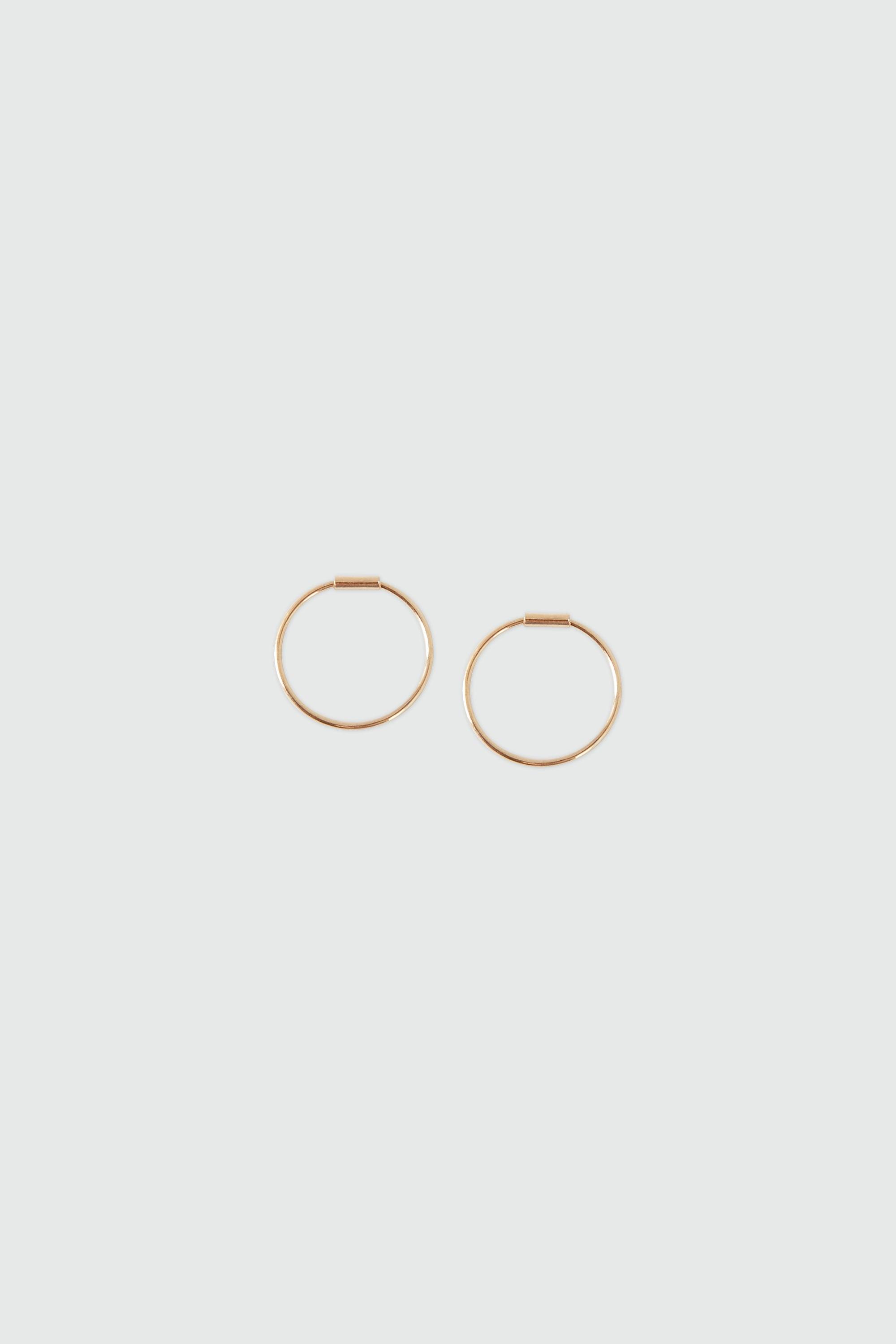 SMALL DAINTY HOOP by OAK + FORT