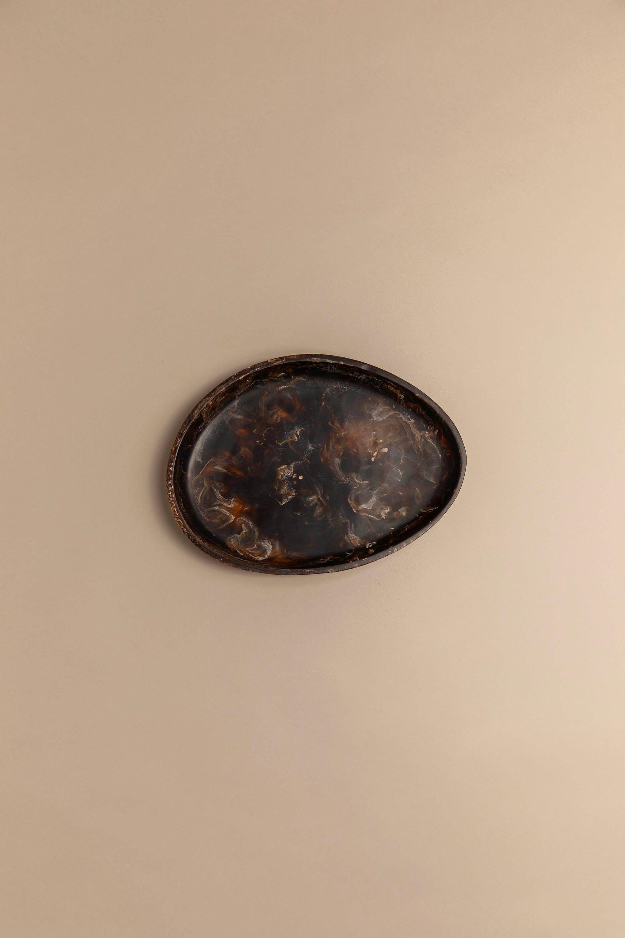 SMALL PEBBLE RESIN TRAY by OAK + FORT
