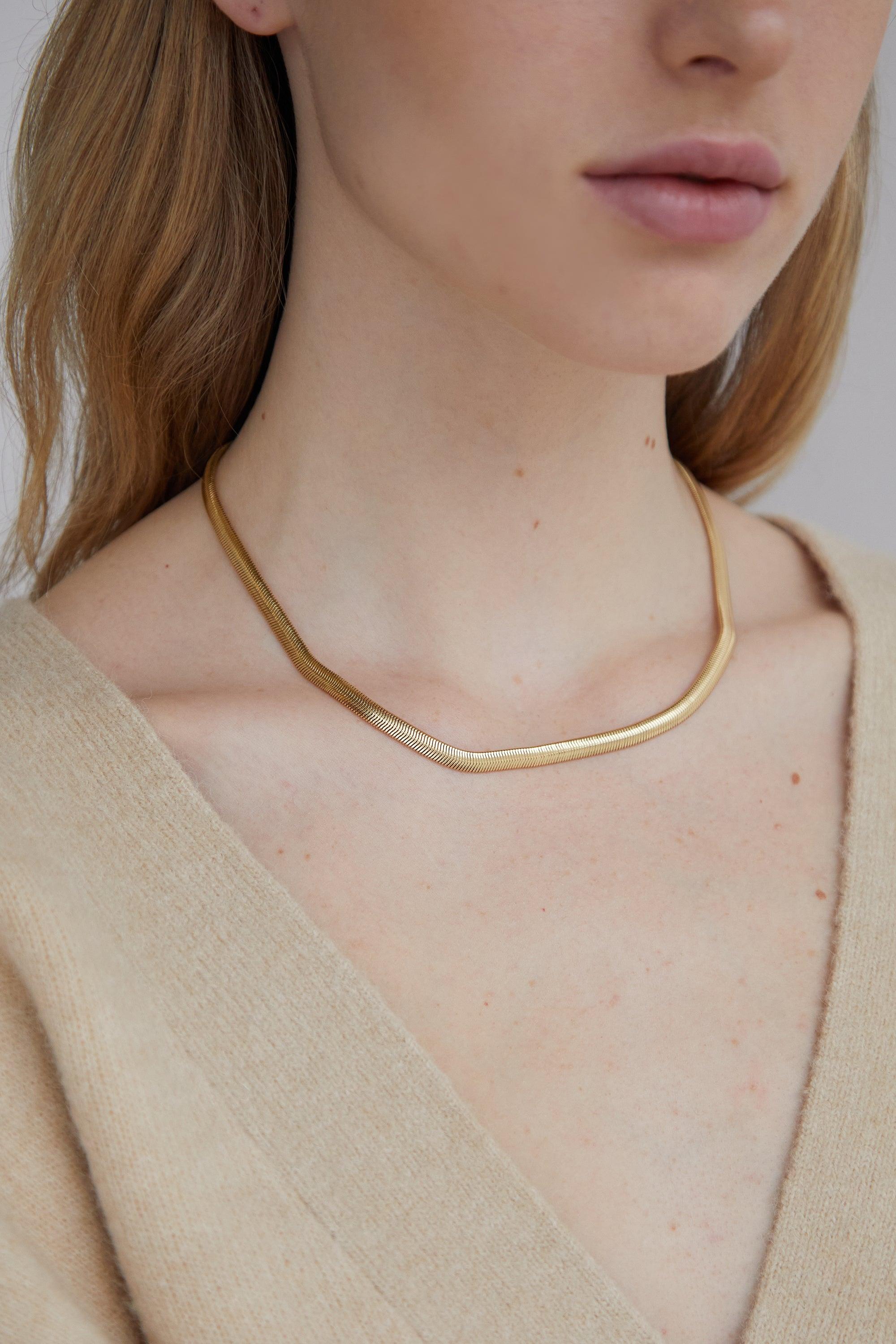SNAKE NECKLACE by OAK + FORT