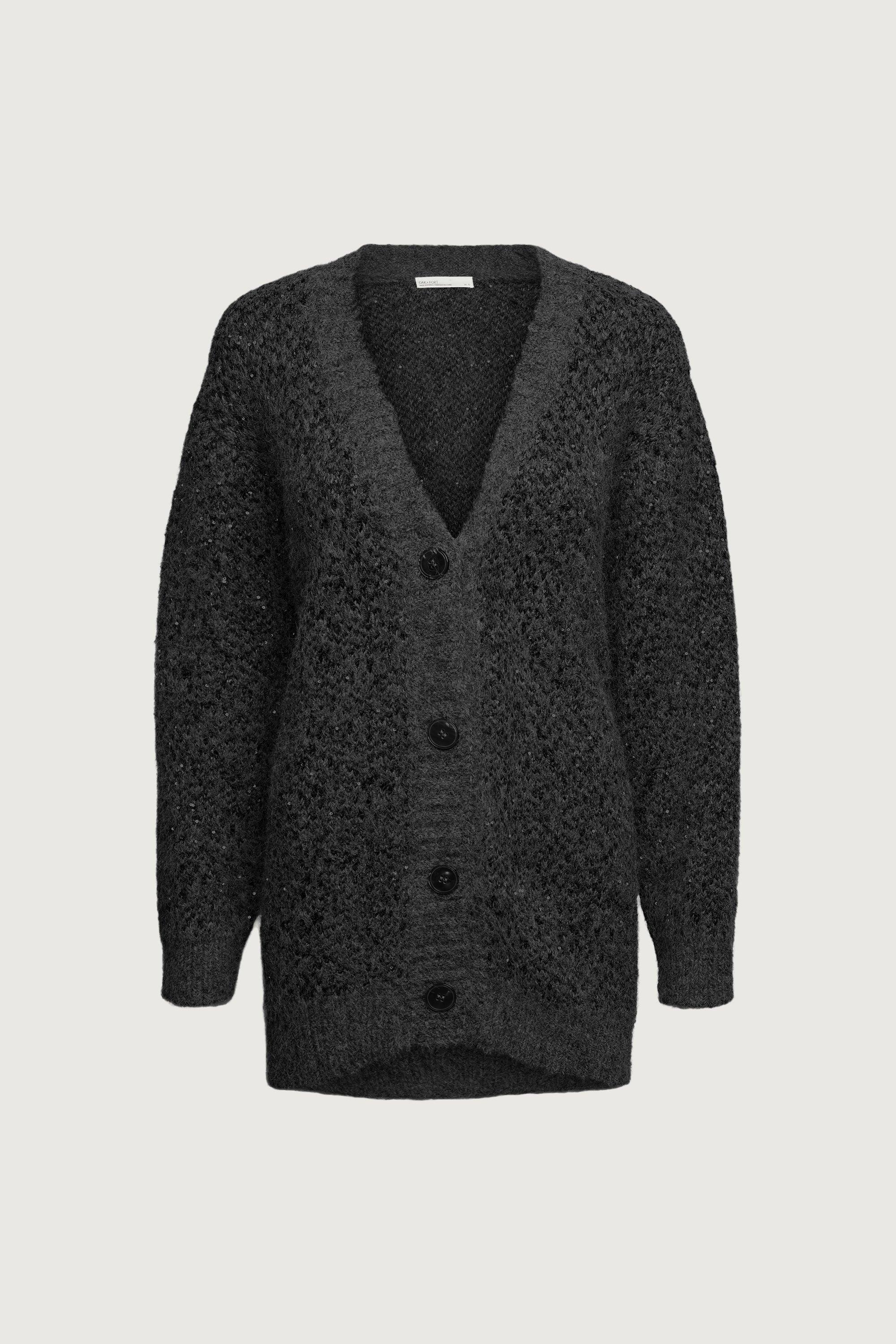 SPARKLY OVERSIZED CARDIGAN by OAK + FORT
