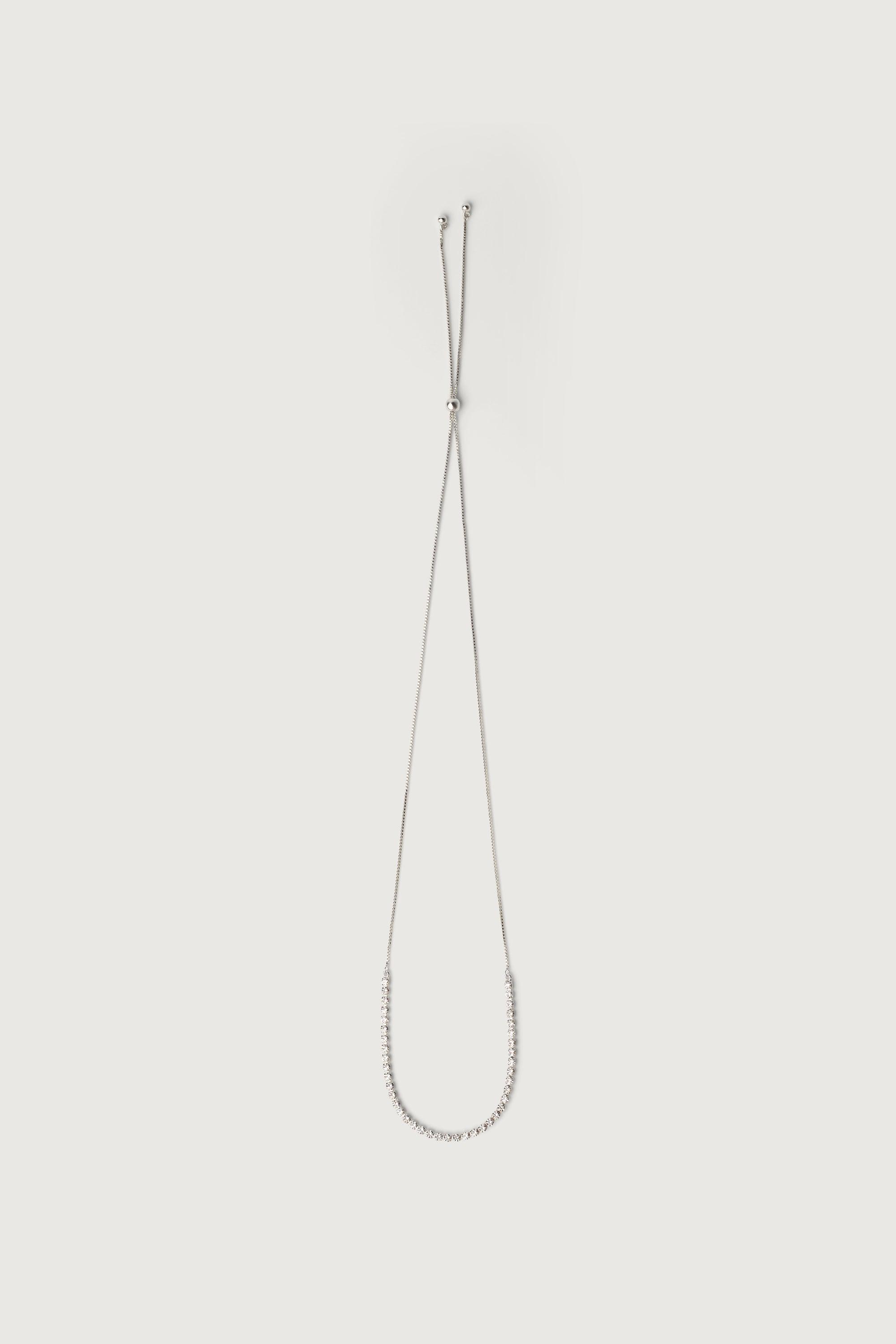 SPARKLY SLIP BEAD NECKLACE by OAK + FORT