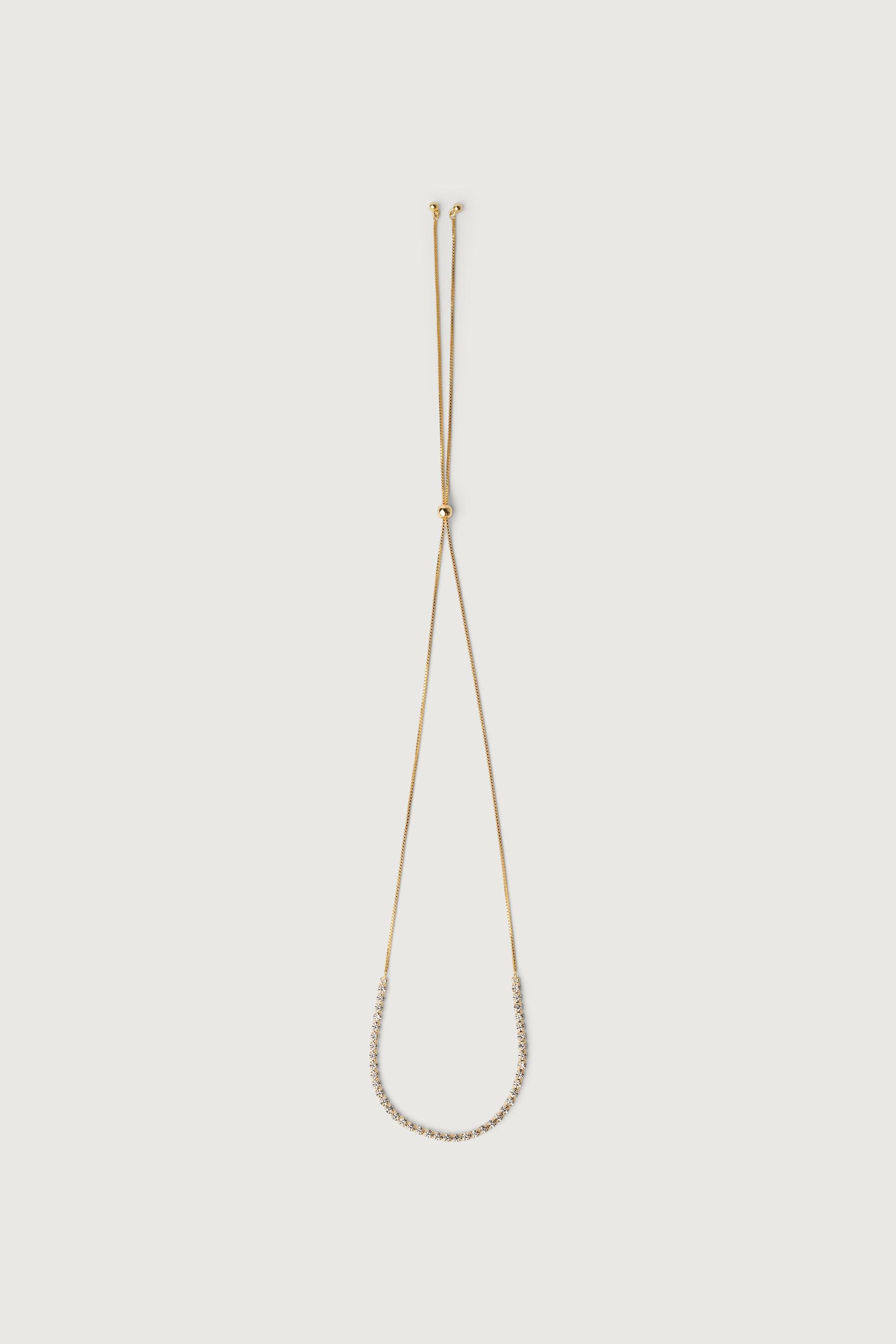 SPARKLY SLIP BEAD NECKLACE by OAK + FORT