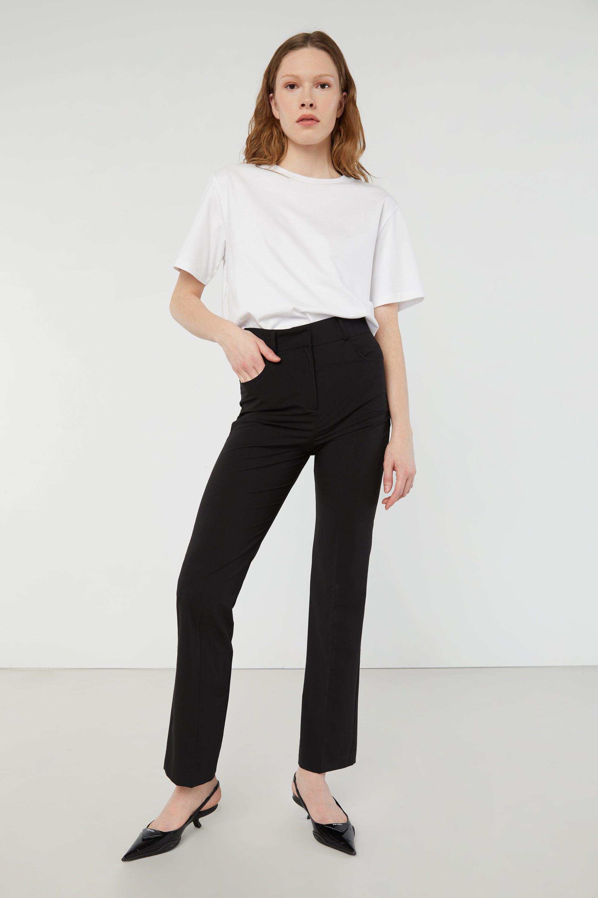 SPLIT BACK HEM TROUSER by OAK + FORT