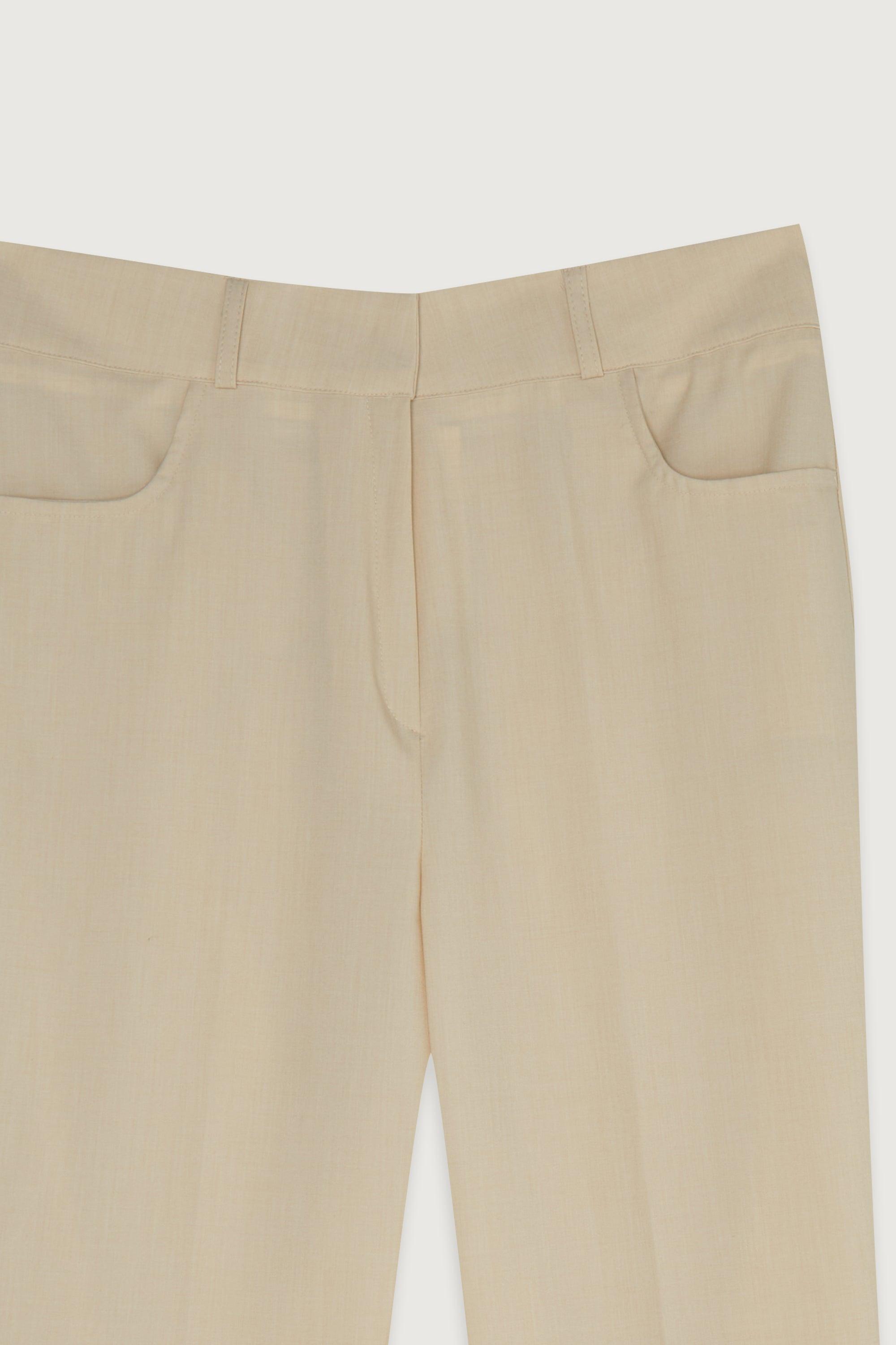 SPLIT BACK HEM TROUSER by OAK + FORT