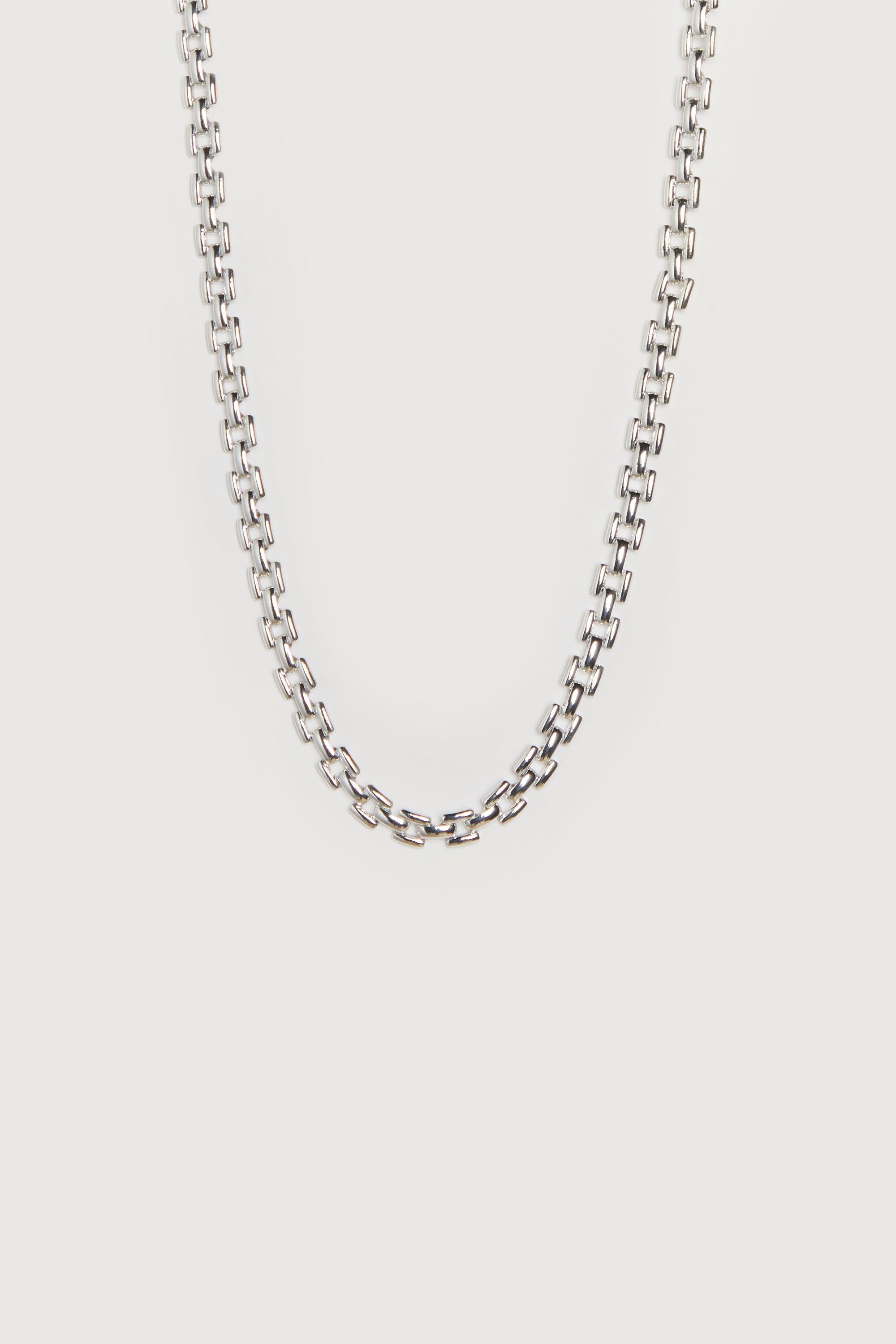SQUARE CHAIN NECKLACE by OAK + FORT