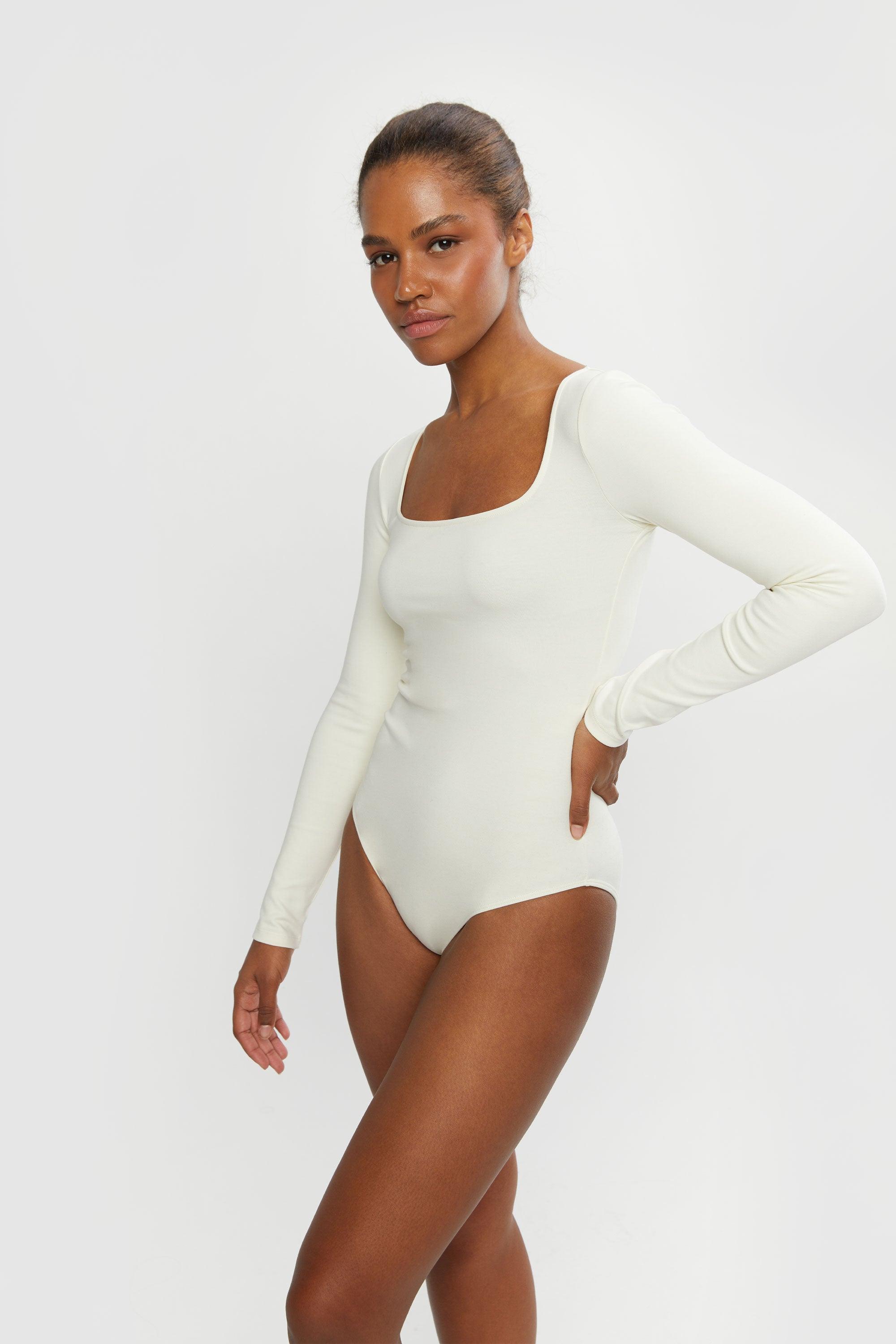 SQUARE NECKLINE BODYSUIT by OAK + FORT