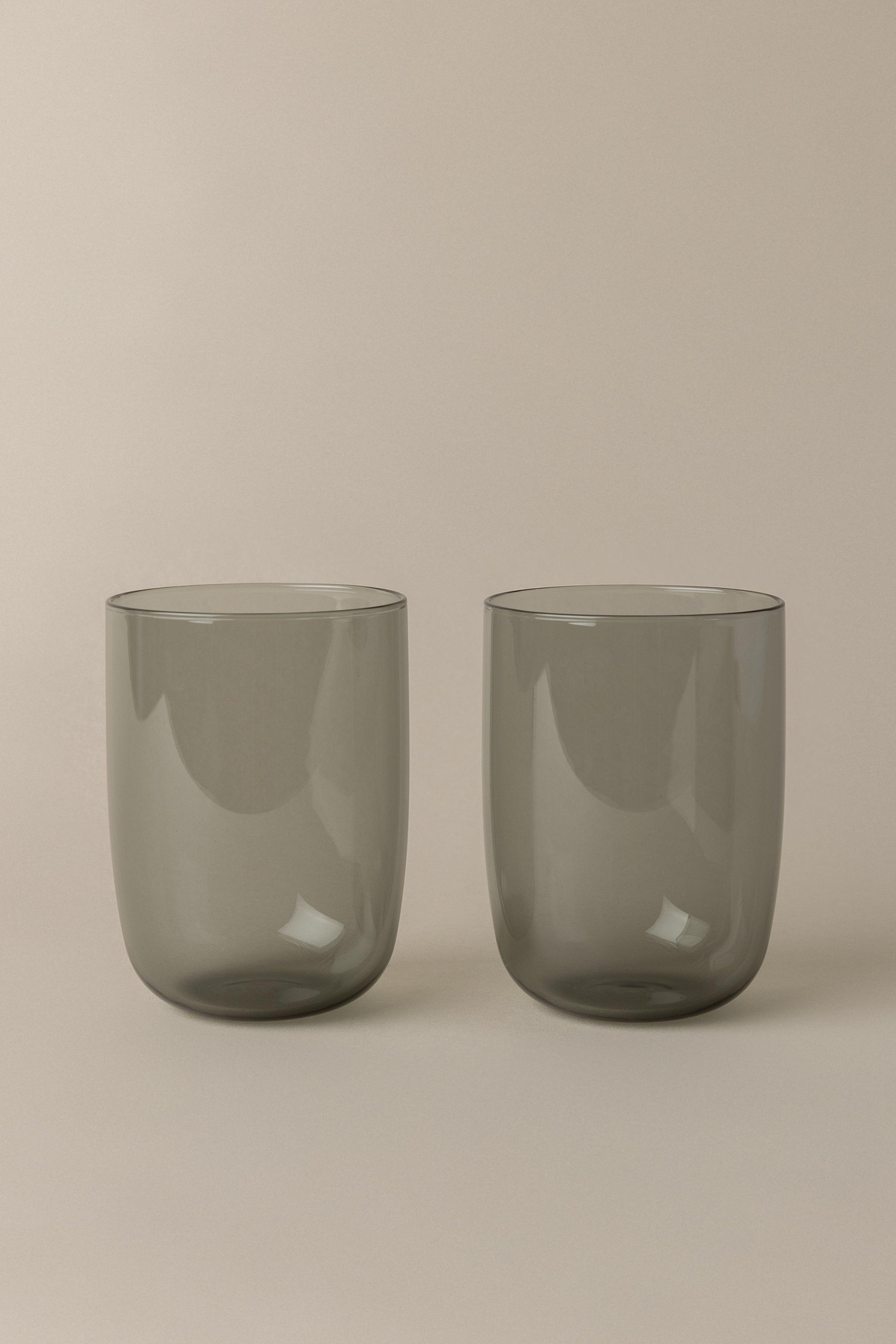 STACKABLE COOLER GLASSES, SET OF 2 by OAK + FORT