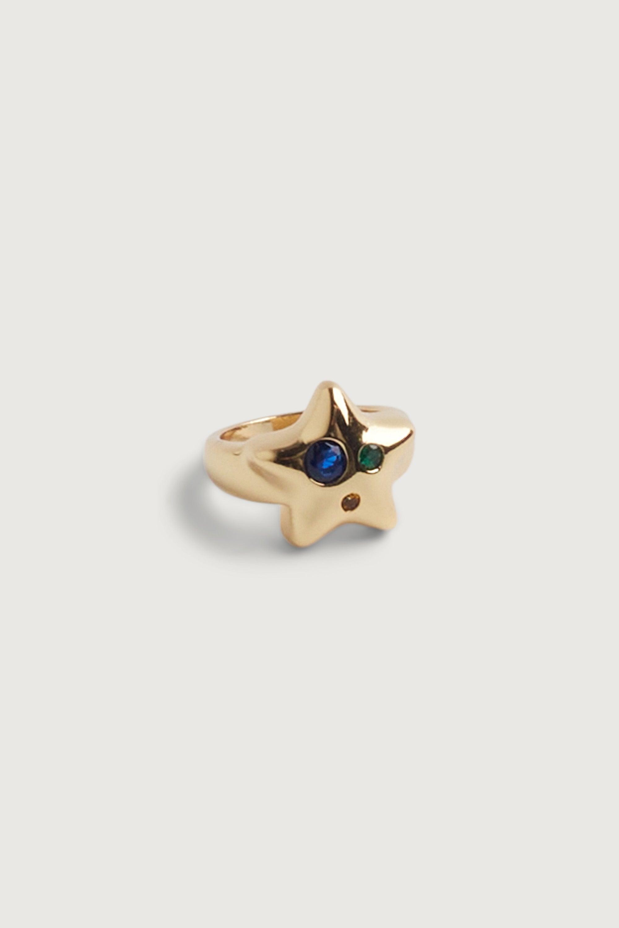 STAR PENDANT RING by OAK + FORT