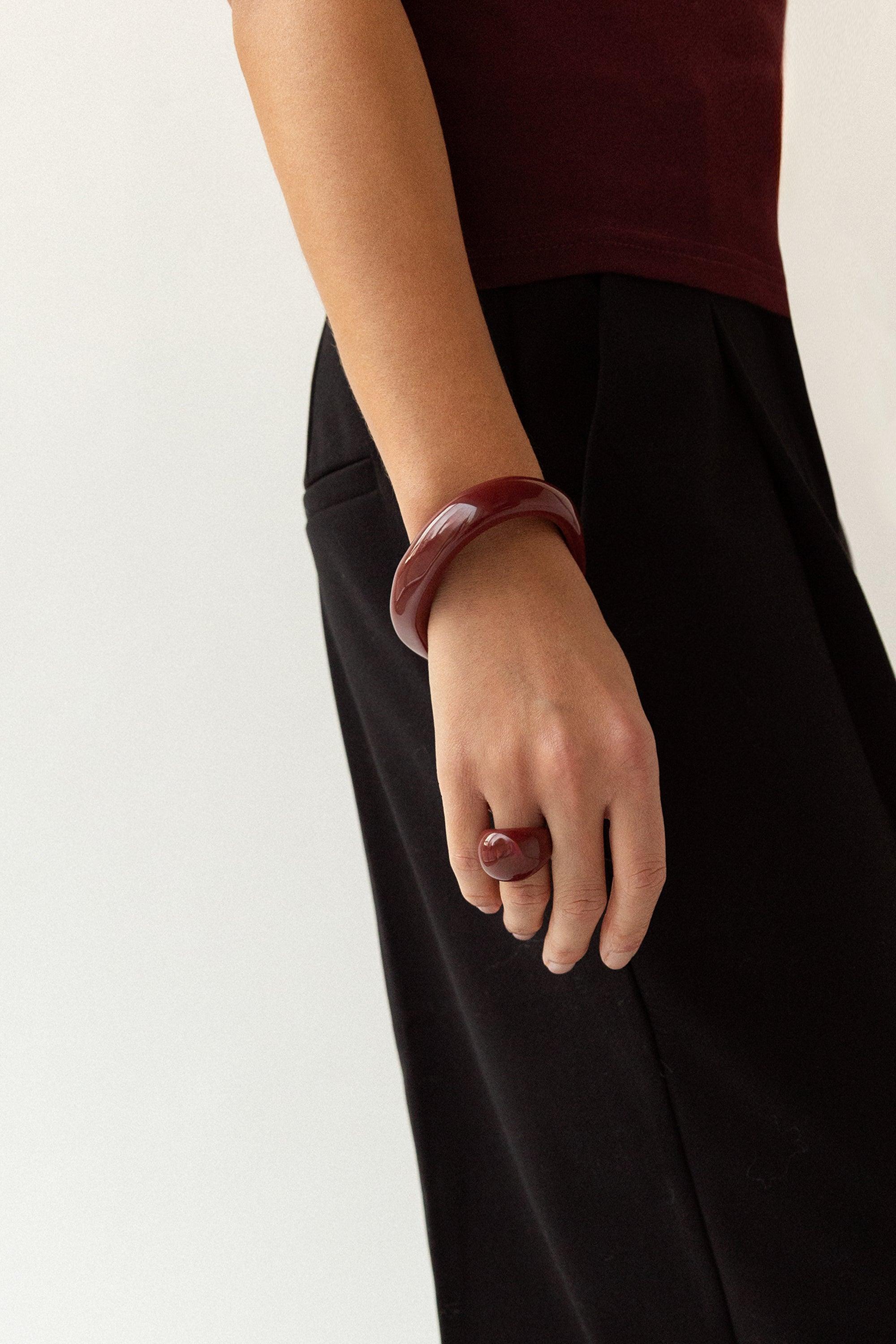 STONE BANGLE BRACELET by OAK + FORT