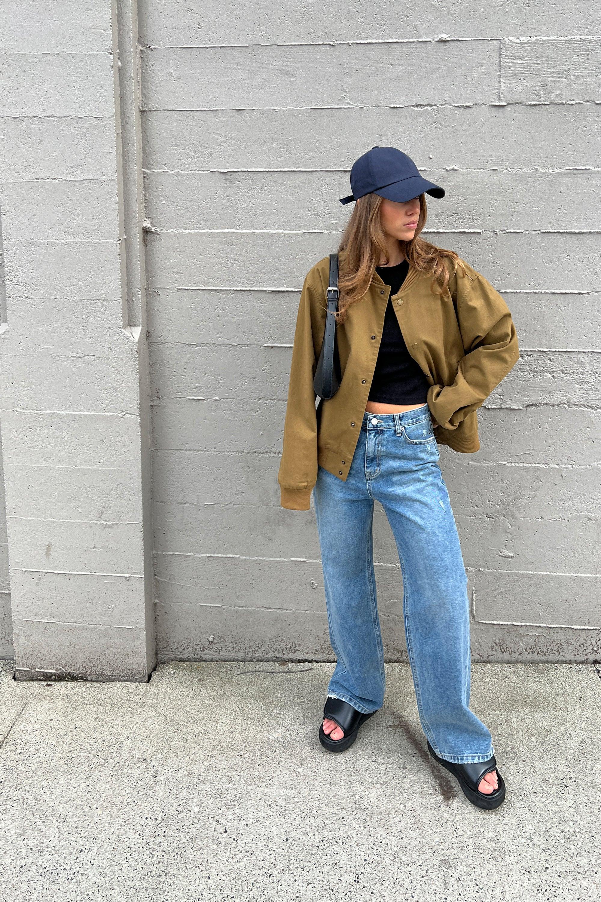 STRAIGHT LEG JEAN by OAK + FORT
