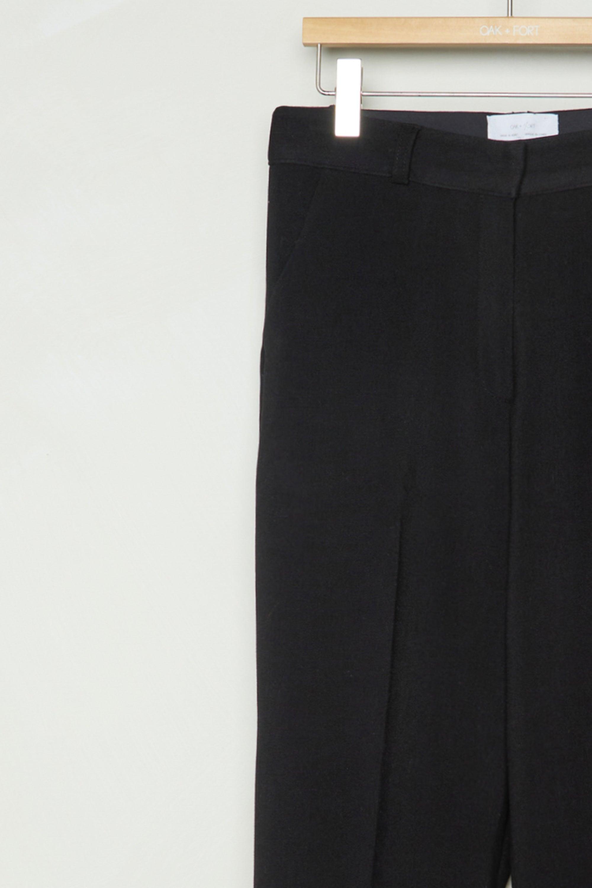 STRAIGHT LEG PANT WITH PLEAT by OAK + FORT