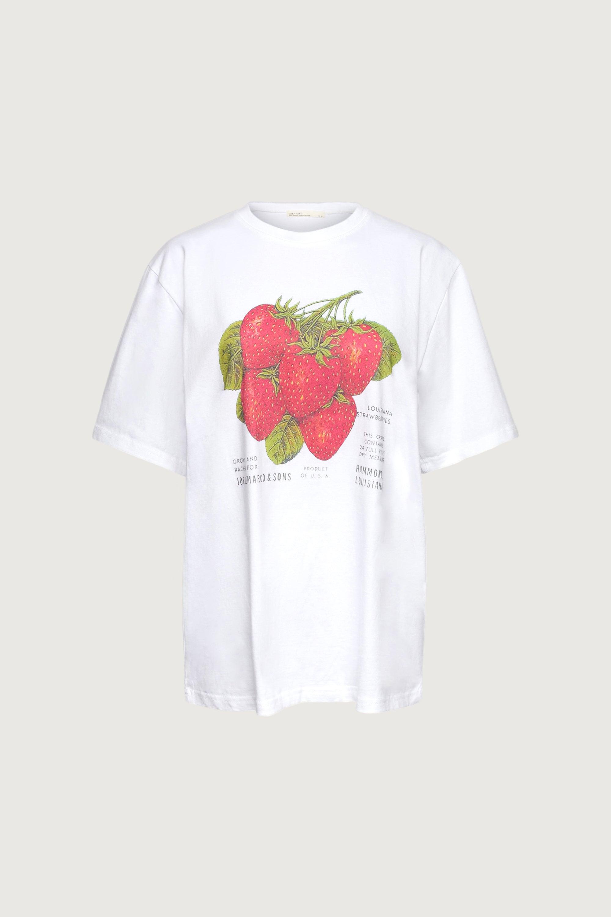 STRAWBERRY GRAPHIC T-SHIRT by OAK + FORT