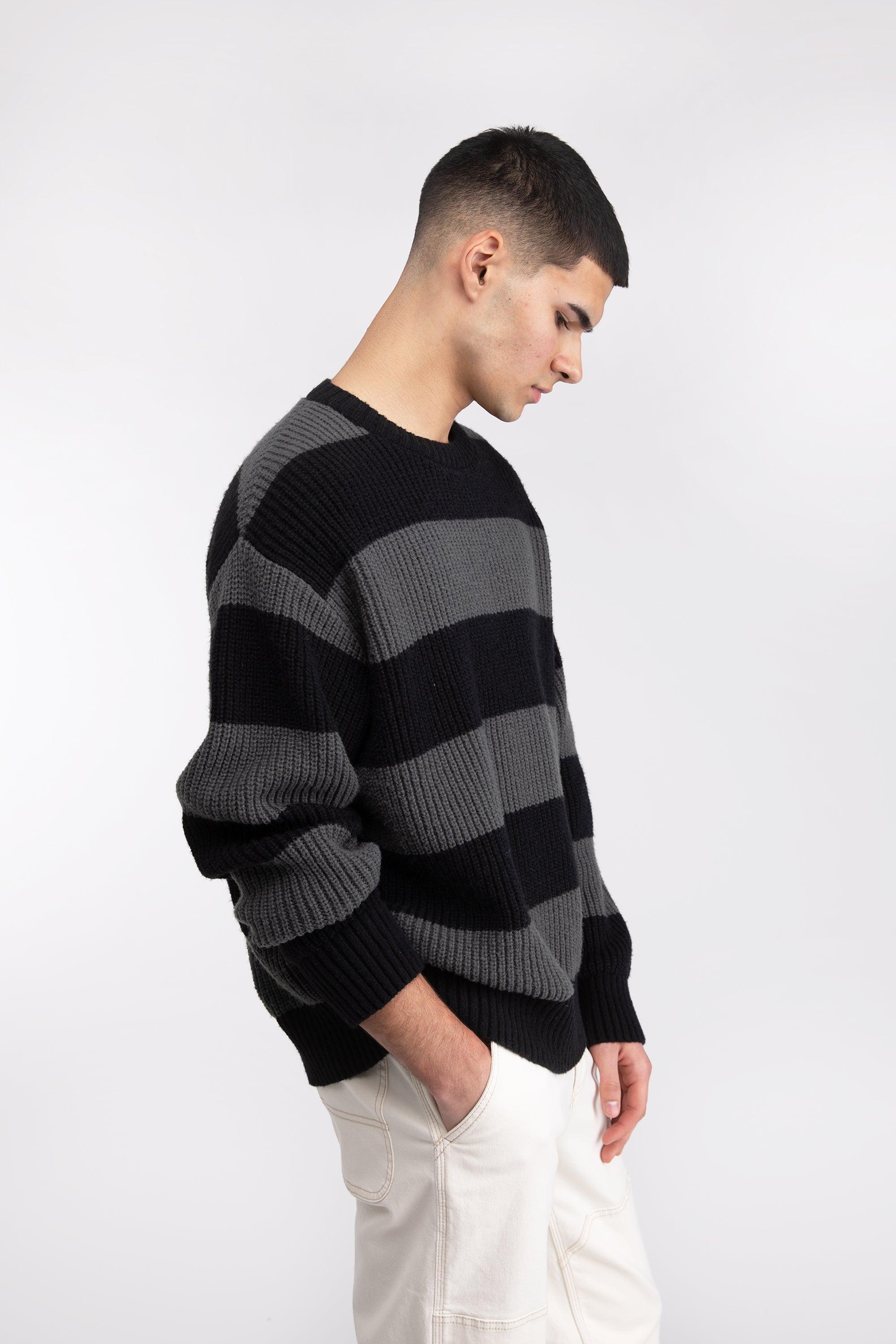 STRIPED CREWNECK SWEATER by OAK + FORT