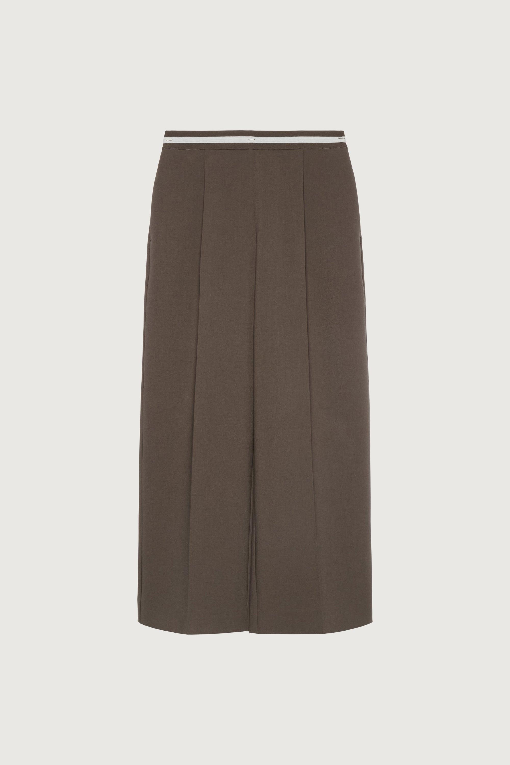 STRIPED ELASTICATED WAIST STRAIGHT LEG PANT by OAK + FORT