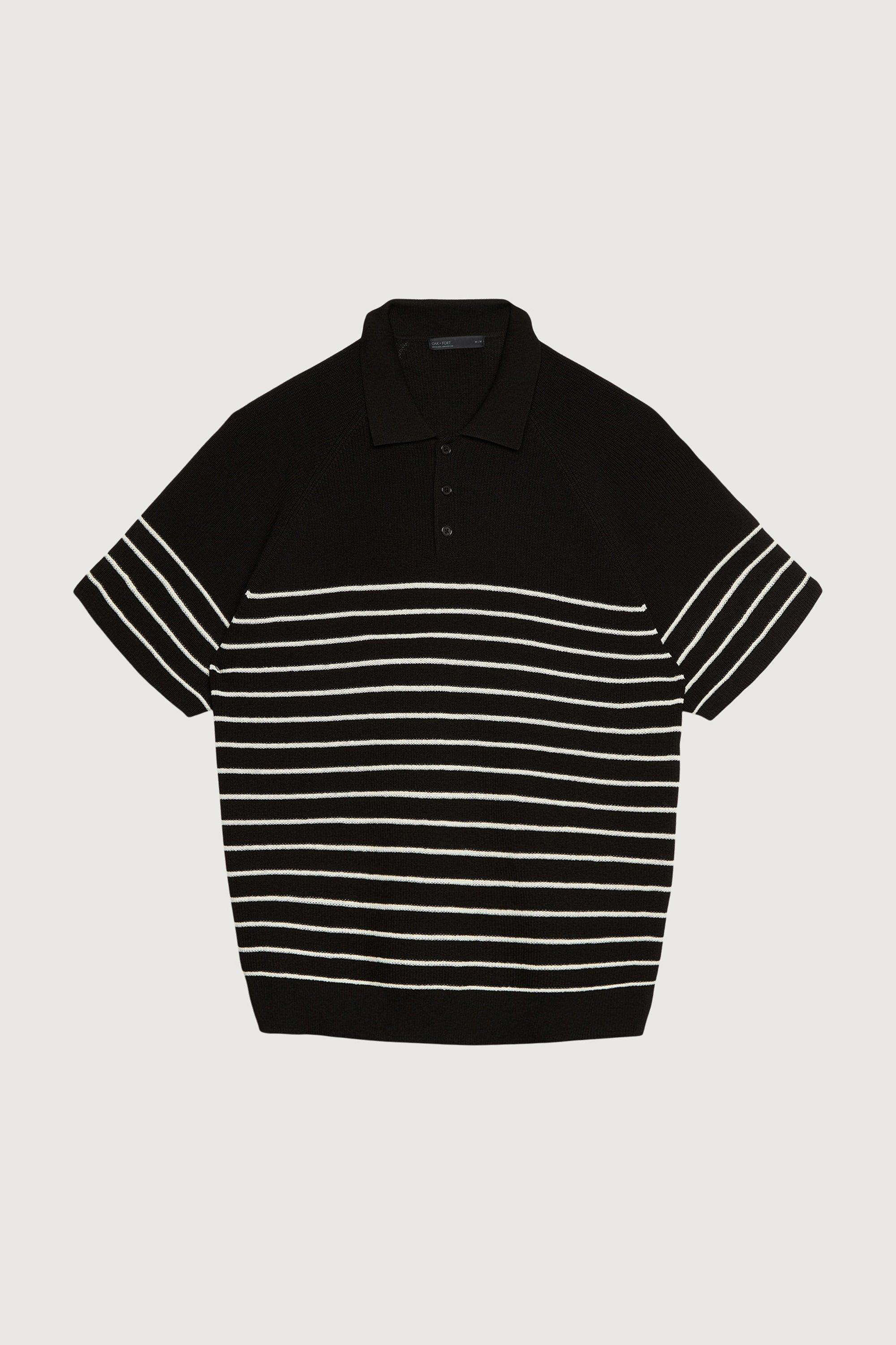 STRIPED POLO SHIRT by OAK + FORT