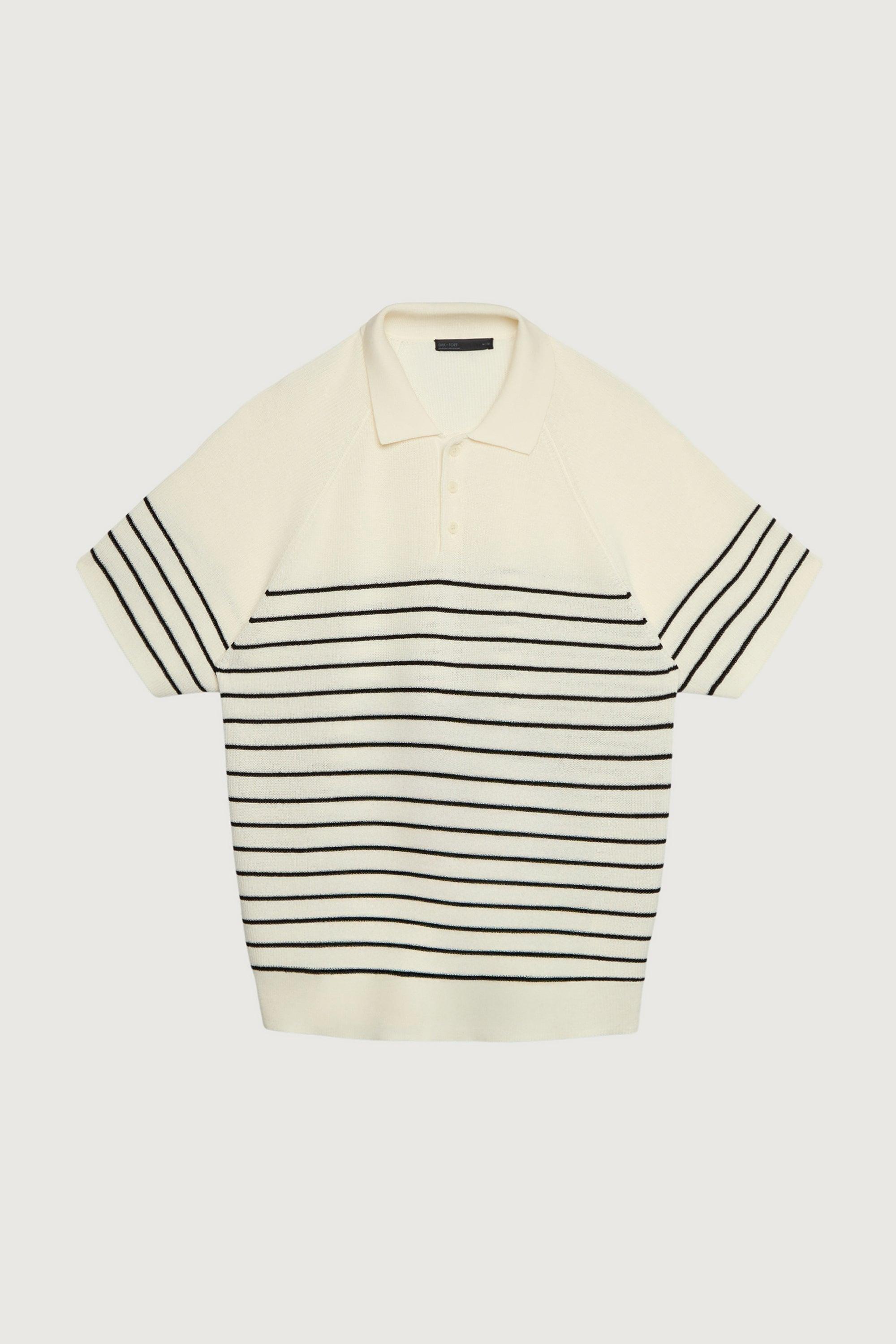 STRIPED POLO SHIRT by OAK + FORT
