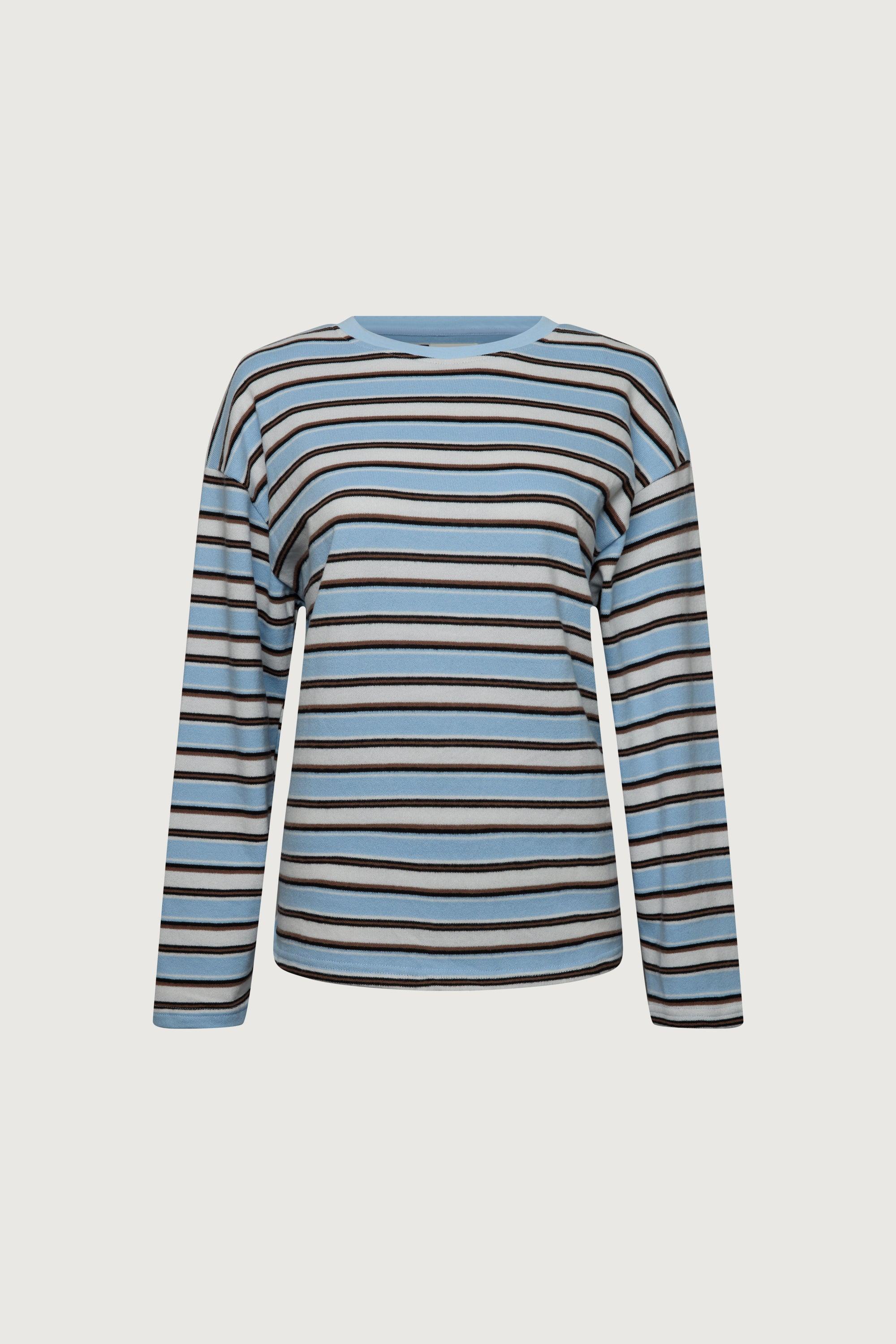 STRIPED PULLOVER SHIRT by OAK + FORT