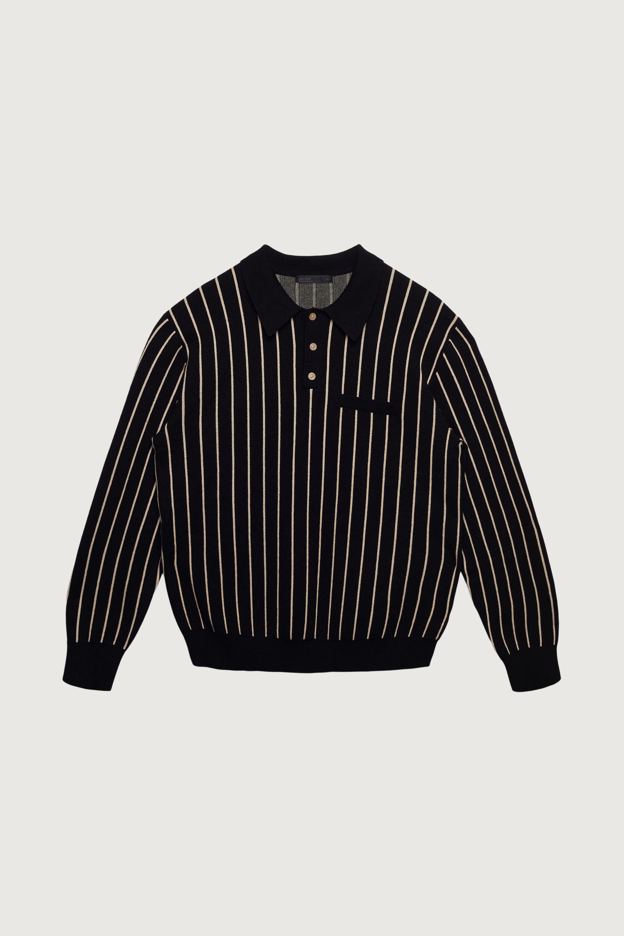 STRIPED RUGBY SWEATER by OAK + FORT