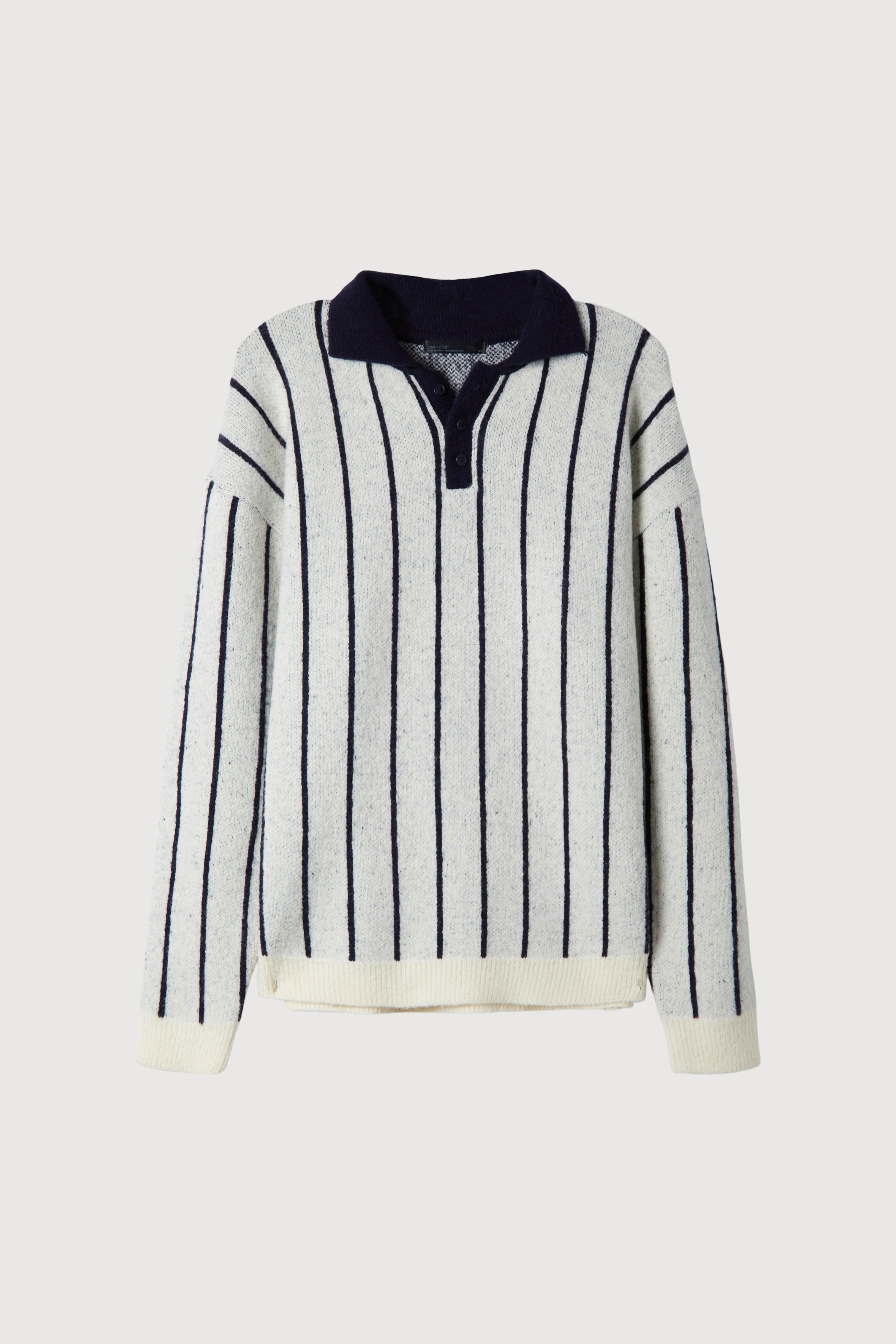 STRIPED RUGBY SWEATER by OAK + FORT