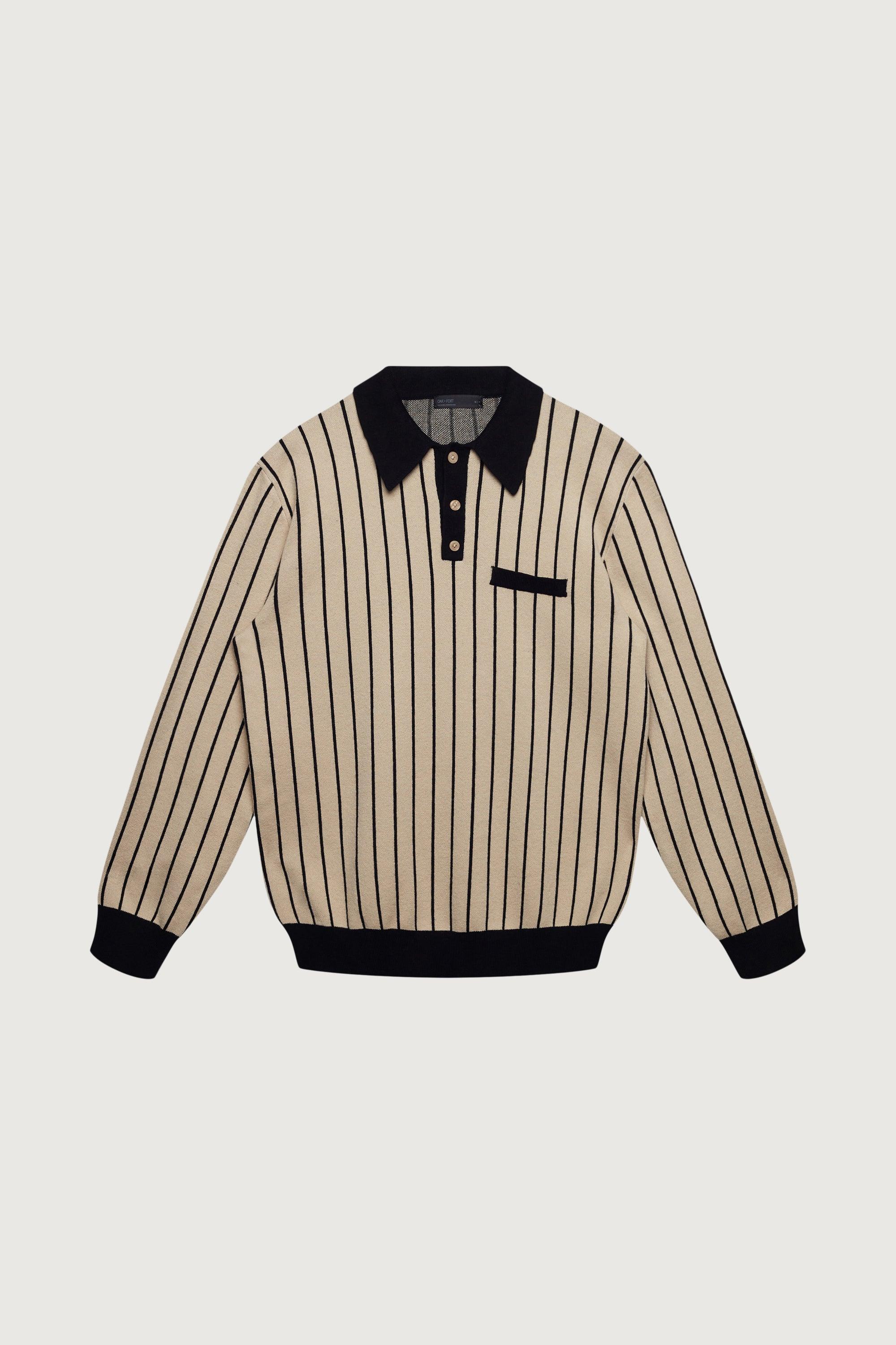 STRIPED RUGBY SWEATER by OAK + FORT